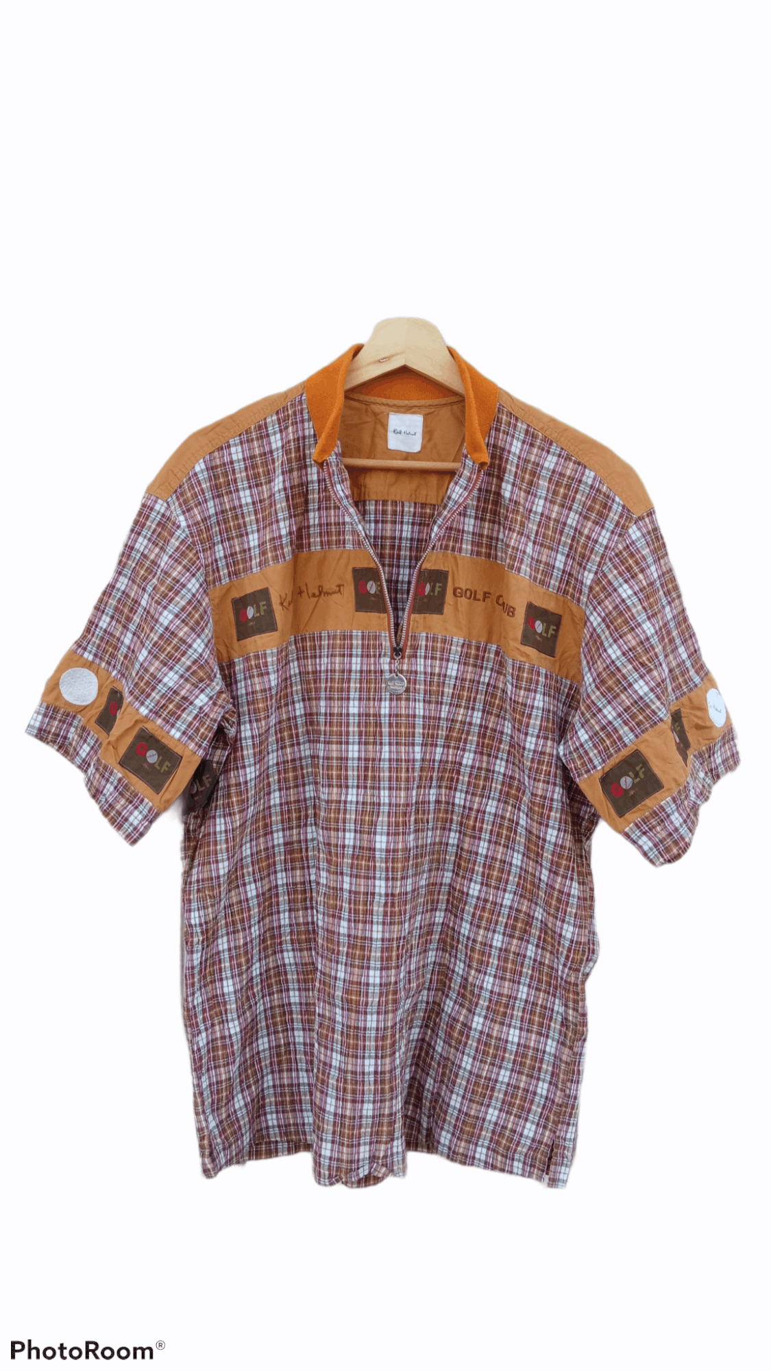 Japanese Brand × Karl Helmut × Vintage 🔥🔥Vintage 90's Karl Helmut Golf Club Pullover Shirt Size US L / EU 52-54 / 3 - 12 Thumbnail