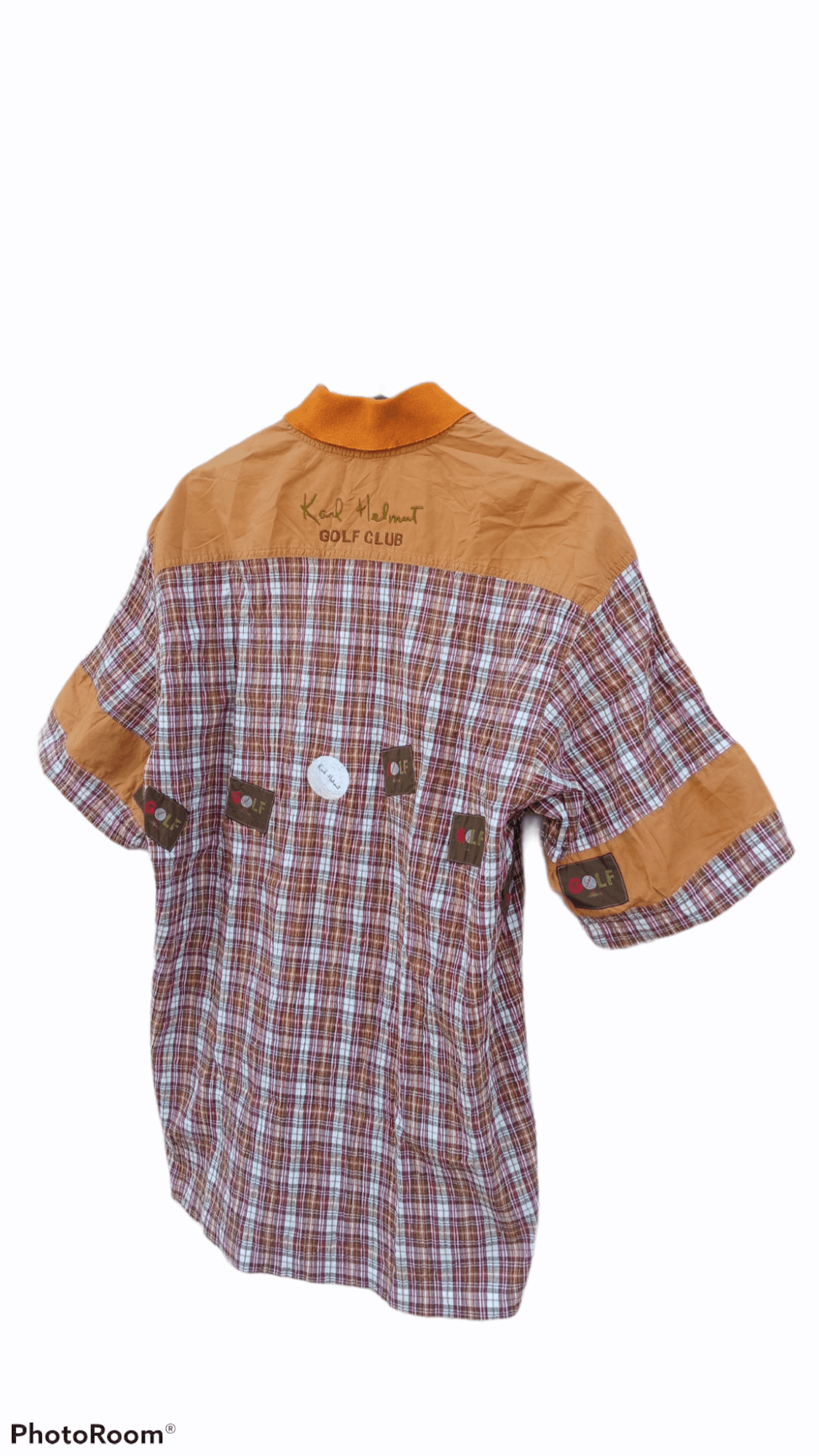 Japanese Brand × Karl Helmut × Vintage 🔥🔥Vintage 90's Karl Helmut Golf Club Pullover Shirt Size US L / EU 52-54 / 3 - 15 Thumbnail