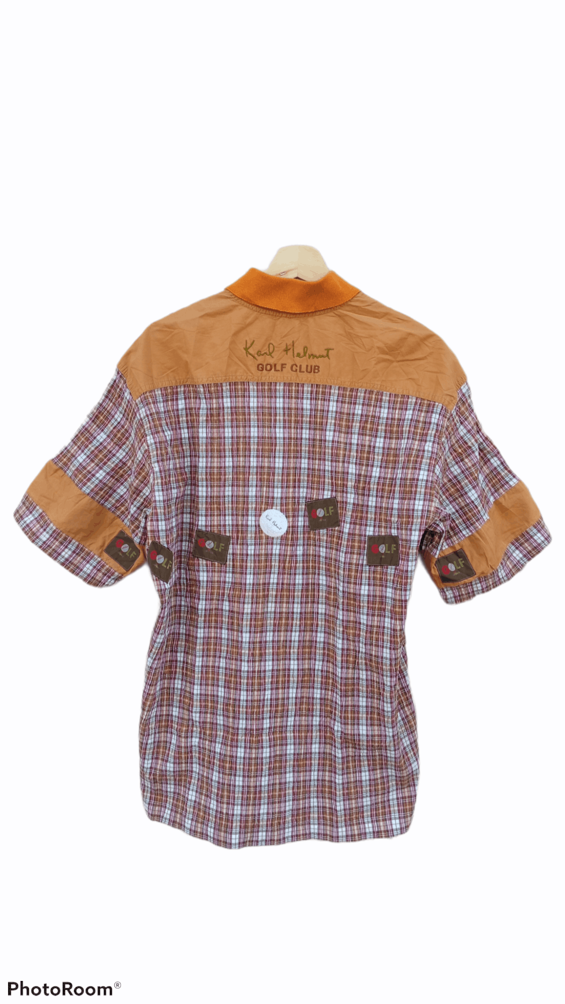 Japanese Brand × Karl Helmut × Vintage 🔥🔥Vintage 90's Karl Helmut Golf Club Pullover Shirt Size US L / EU 52-54 / 3 - 13 Thumbnail