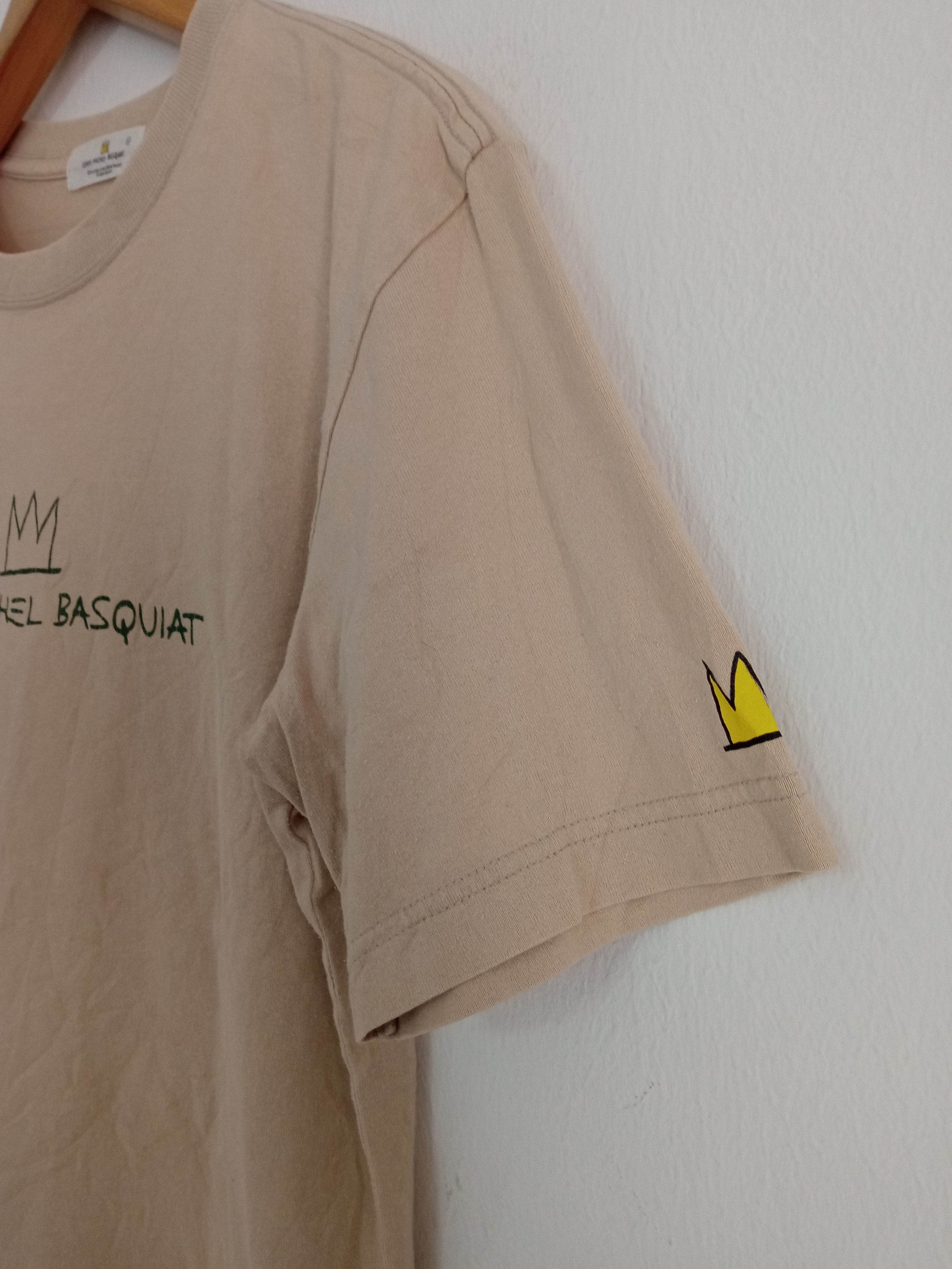 Japanese Brand × Jean-Michel Basquiat × Uniqlo 🔥🔥UT x Jean Michel Basquiat Spellout Logo Artwork T-Shirt Size US S / EU 44-46 / 1 - 5 Thumbnail