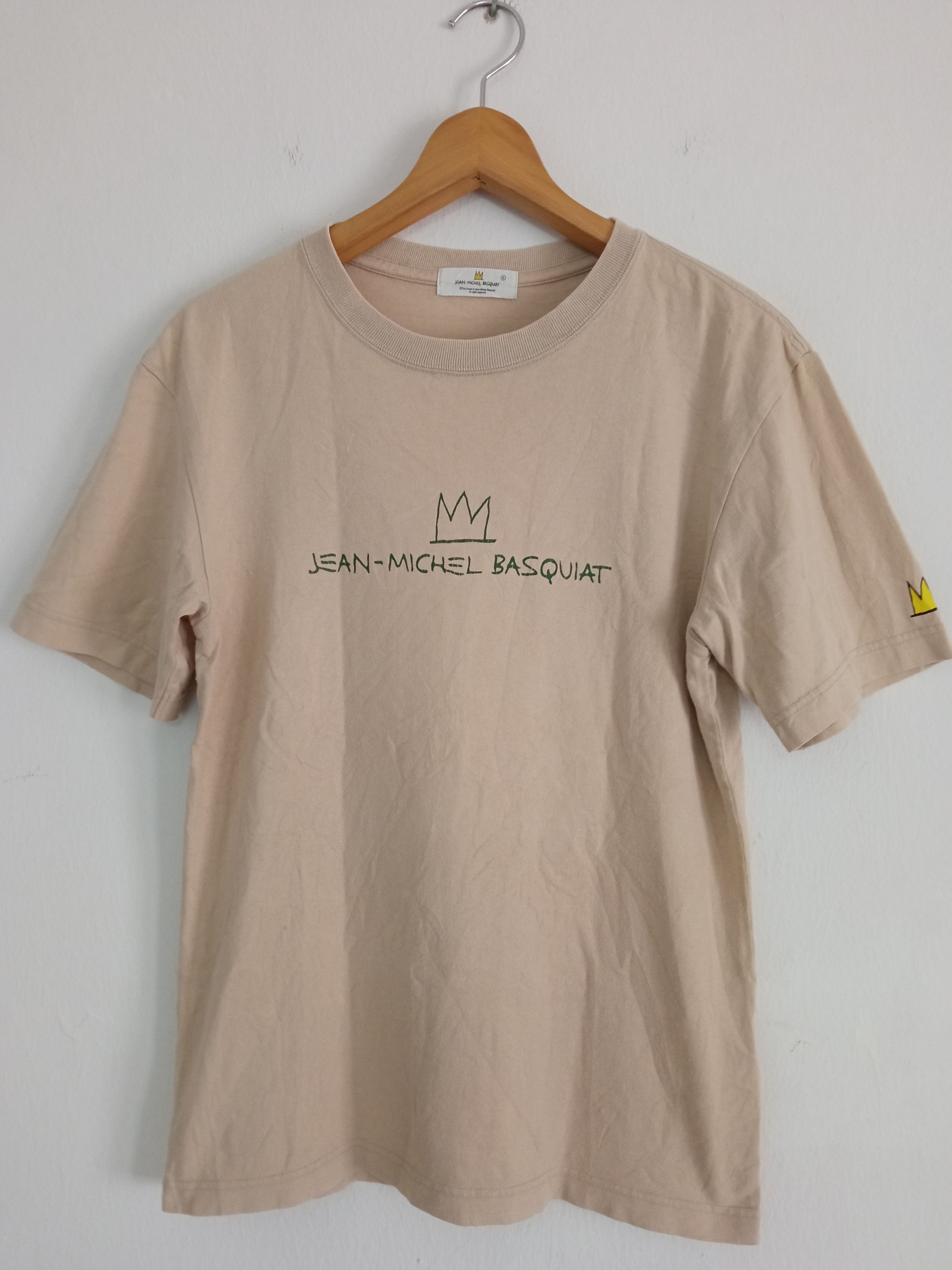 Japanese Brand × Jean-Michel Basquiat × Uniqlo 🔥🔥UT x Jean Michel Basquiat Spellout Logo Artwork T-Shirt Size US S / EU 44-46 / 1 - 4 Thumbnail