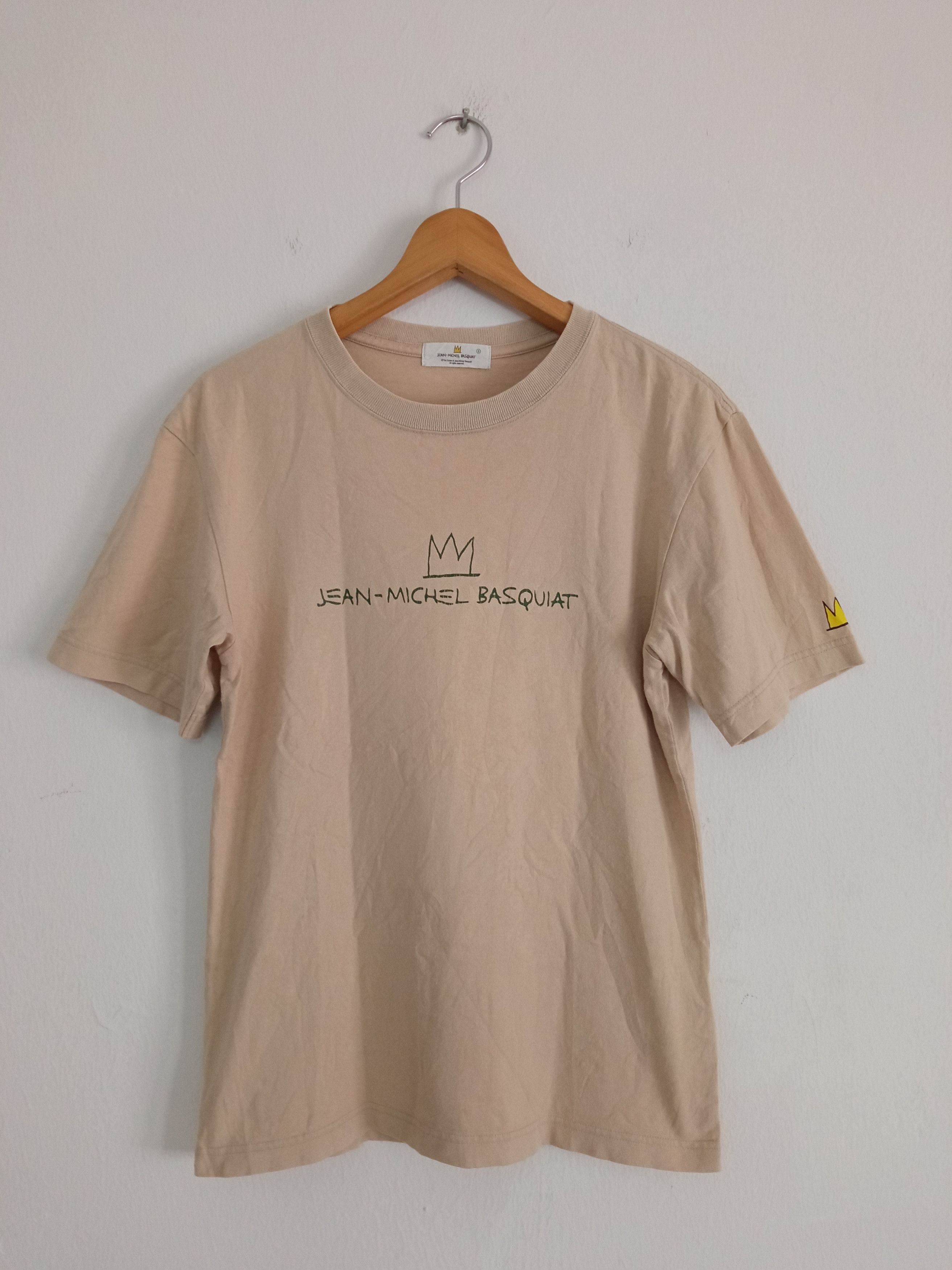 Japanese Brand × Jean-Michel Basquiat × Uniqlo 🔥🔥UT x Jean Michel Basquiat Spellout Logo Artwork T-Shirt Size US S / EU 44-46 / 1 - 1 Thumbnail