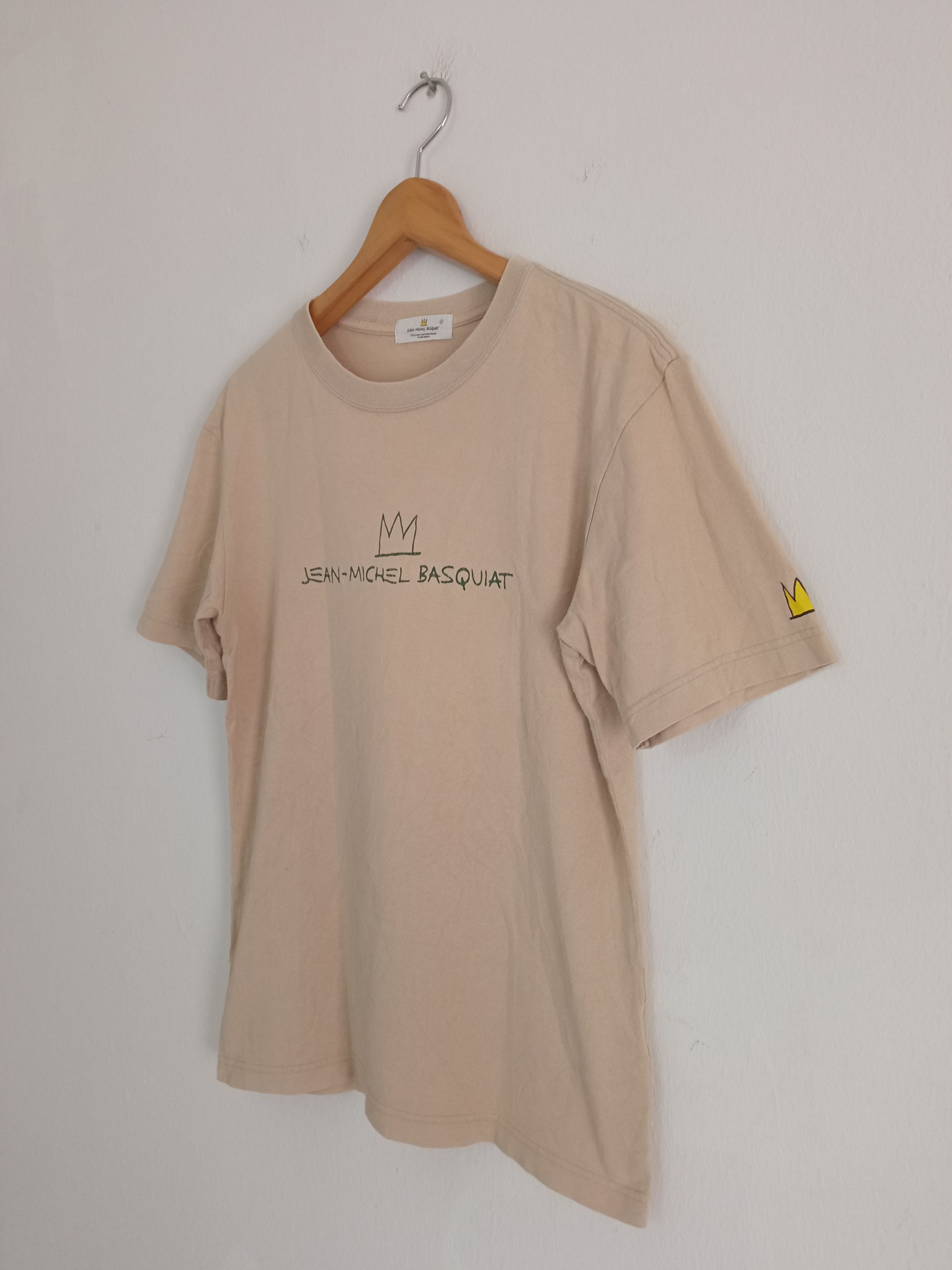 Japanese Brand × Jean-Michel Basquiat × Uniqlo 🔥🔥UT x Jean Michel Basquiat Spellout Logo Artwork T-Shirt Size US S / EU 44-46 / 1 - 3 Thumbnail