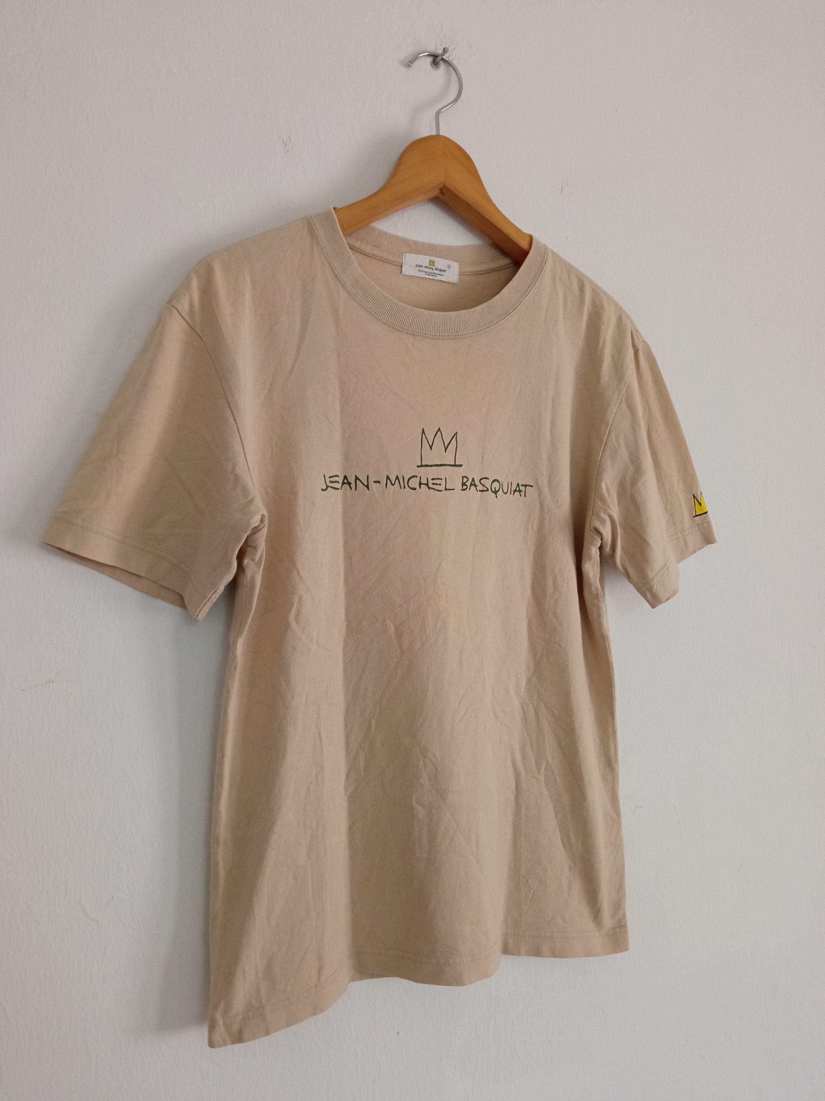 Japanese Brand × Jean-Michel Basquiat × Uniqlo 🔥🔥UT x Jean Michel Basquiat Spellout Logo Artwork T-Shirt Size US S / EU 44-46 / 1 - 2 Thumbnail