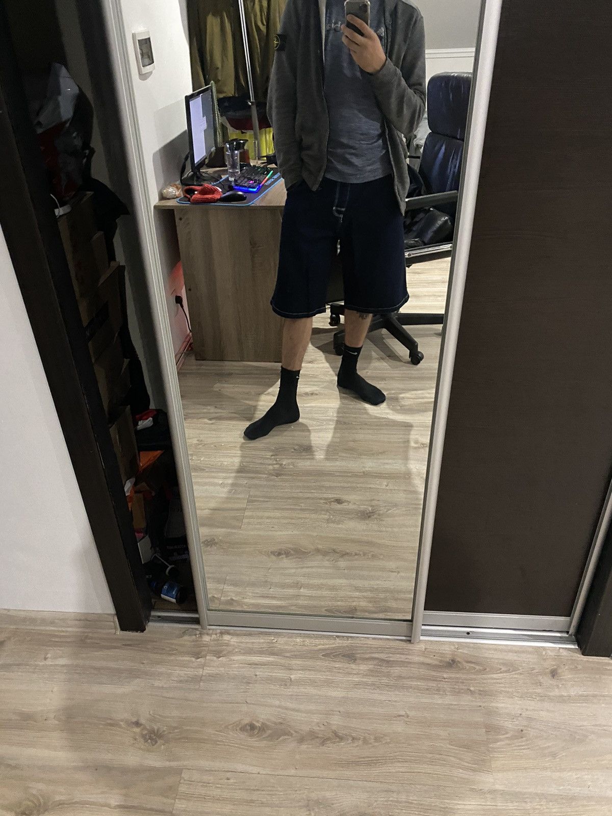 Japanese Brand × Rap Tees × Vintage Sir Benni Miles Baggy Fit denim Shorts Jeans Size US 33 - 7 Thumbnail