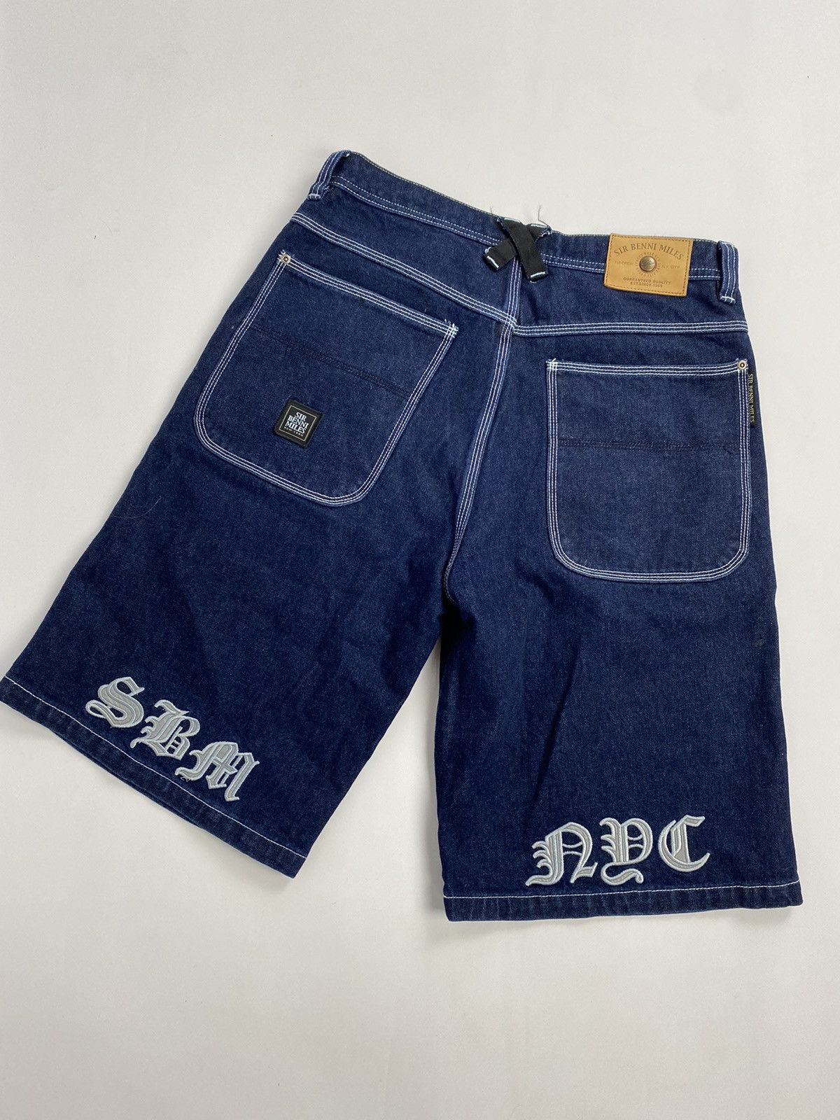 Japanese Brand × Rap Tees × Vintage Sir Benni Miles Baggy Fit denim Shorts Jeans Size US 33 - 1 Thumbnail