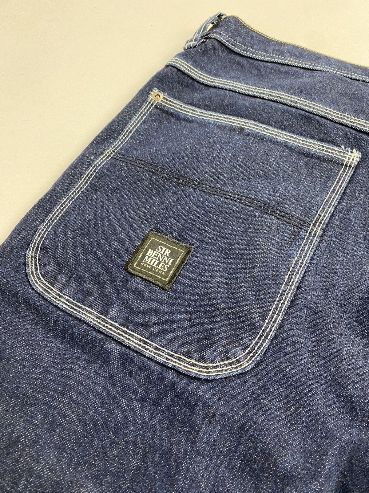 Japanese Brand × Rap Tees × Vintage Sir Benni Miles Baggy Fit denim Shorts Jeans Size US 33 - 3 Thumbnail