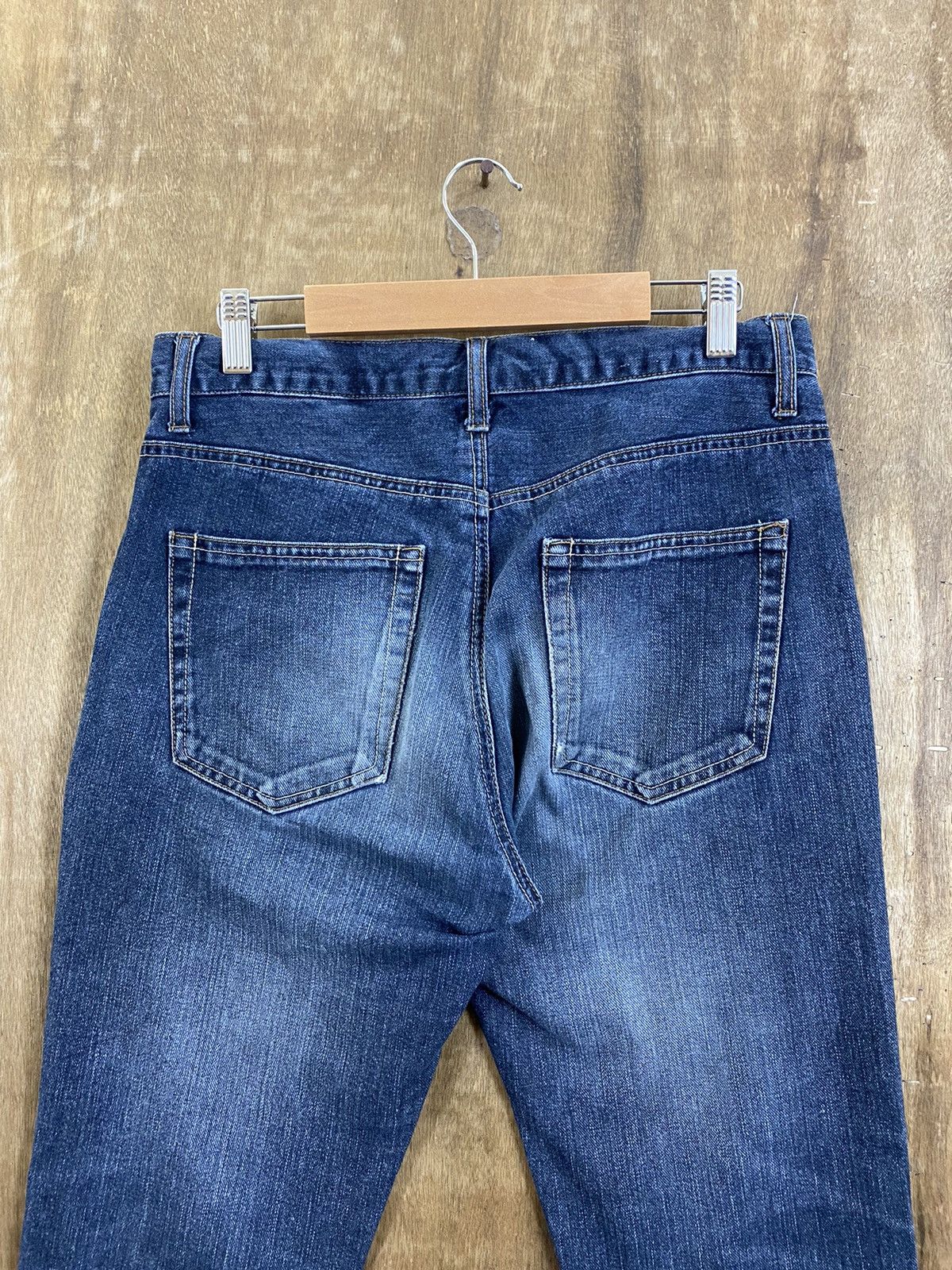 Japanese Brand DLS Japanese Brand Blue Distressed Denim Pants #BB554 Size US 30 / EU 46 - 9 Thumbnail