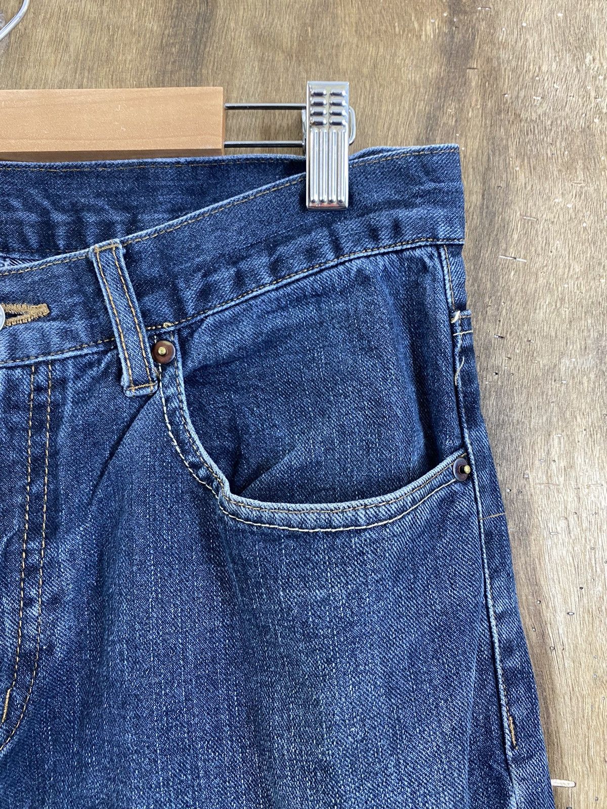 Japanese Brand DLS Japanese Brand Blue Distressed Denim Pants #BB554 Size US 30 / EU 46 - 5 Thumbnail