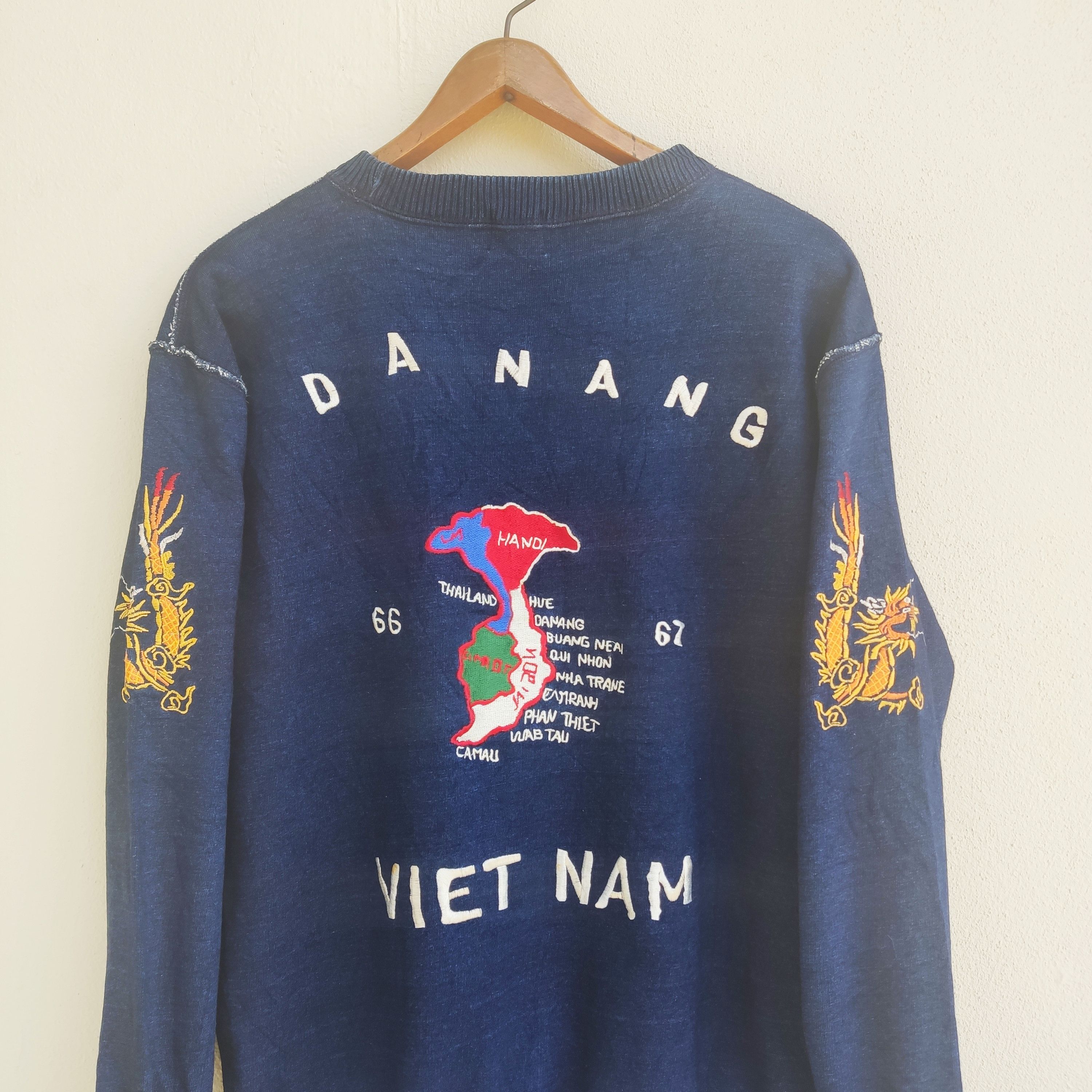 image of Eternal Indigo Embroidered Danang Vietnam Like Kapital, Men's (Size Large)