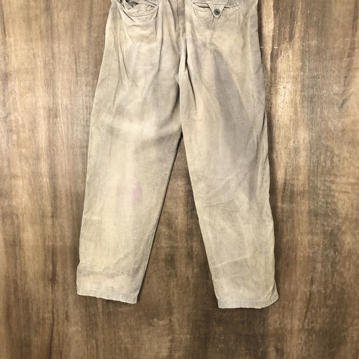 Japanese Brand × StraightFaded Cham Brede Nimes faded Brown Corduroi Casual Pants #6319 Size US 28 / EU 44 - 8 Thumbnail