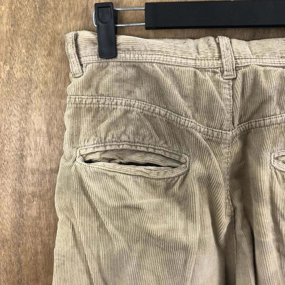 Japanese Brand × StraightFaded Cham Brede Nimes faded Brown Corduroi Casual Pants #6319 Size US 28 / EU 44 - 10 Thumbnail