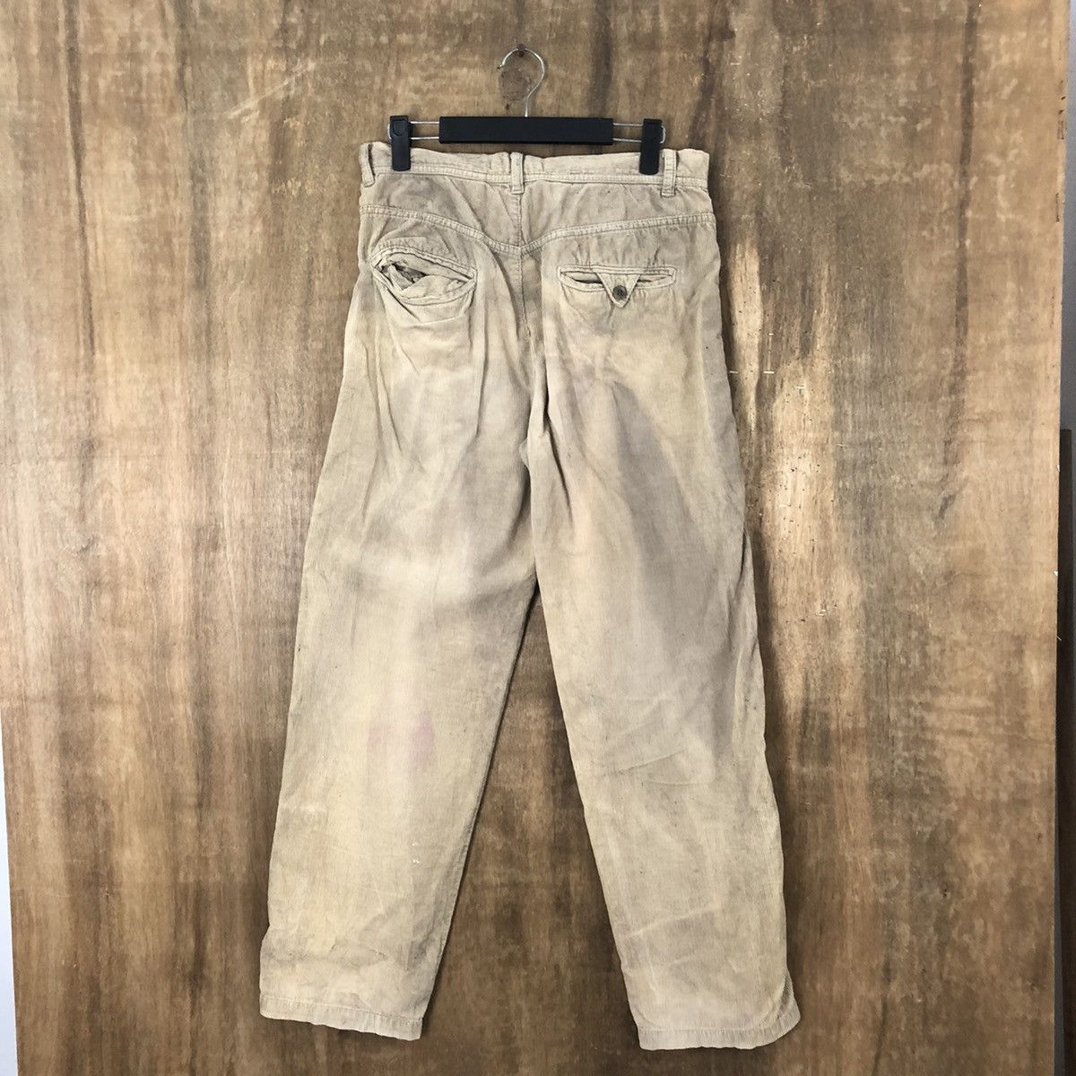 Japanese Brand × StraightFaded Cham Brede Nimes faded Brown Corduroi Casual Pants #6319 Size US 28 / EU 44 - 6 Thumbnail