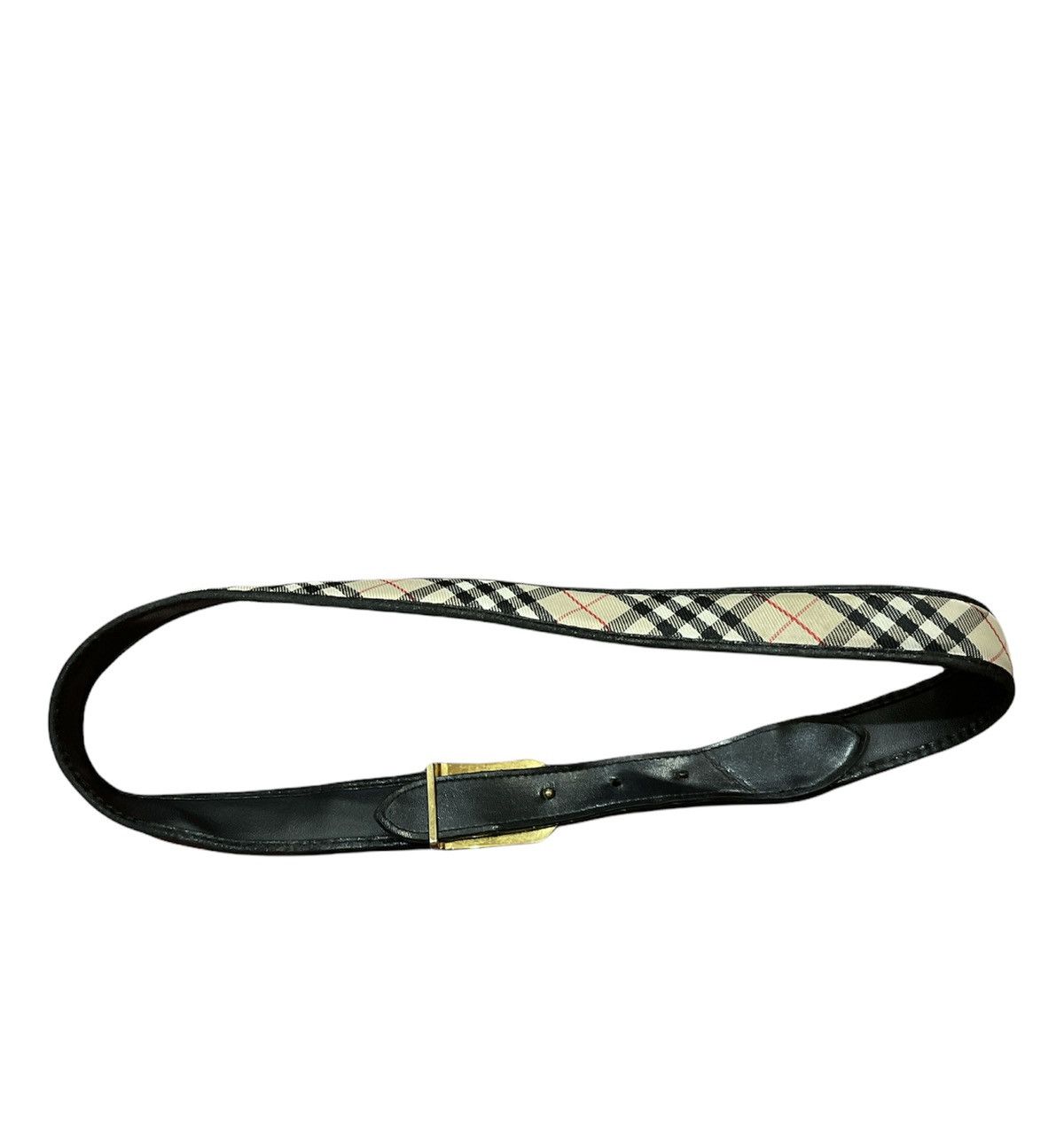 Burberry × Vintage Vintage Burberry Nova check belt Size 28 - 6 Thumbnail