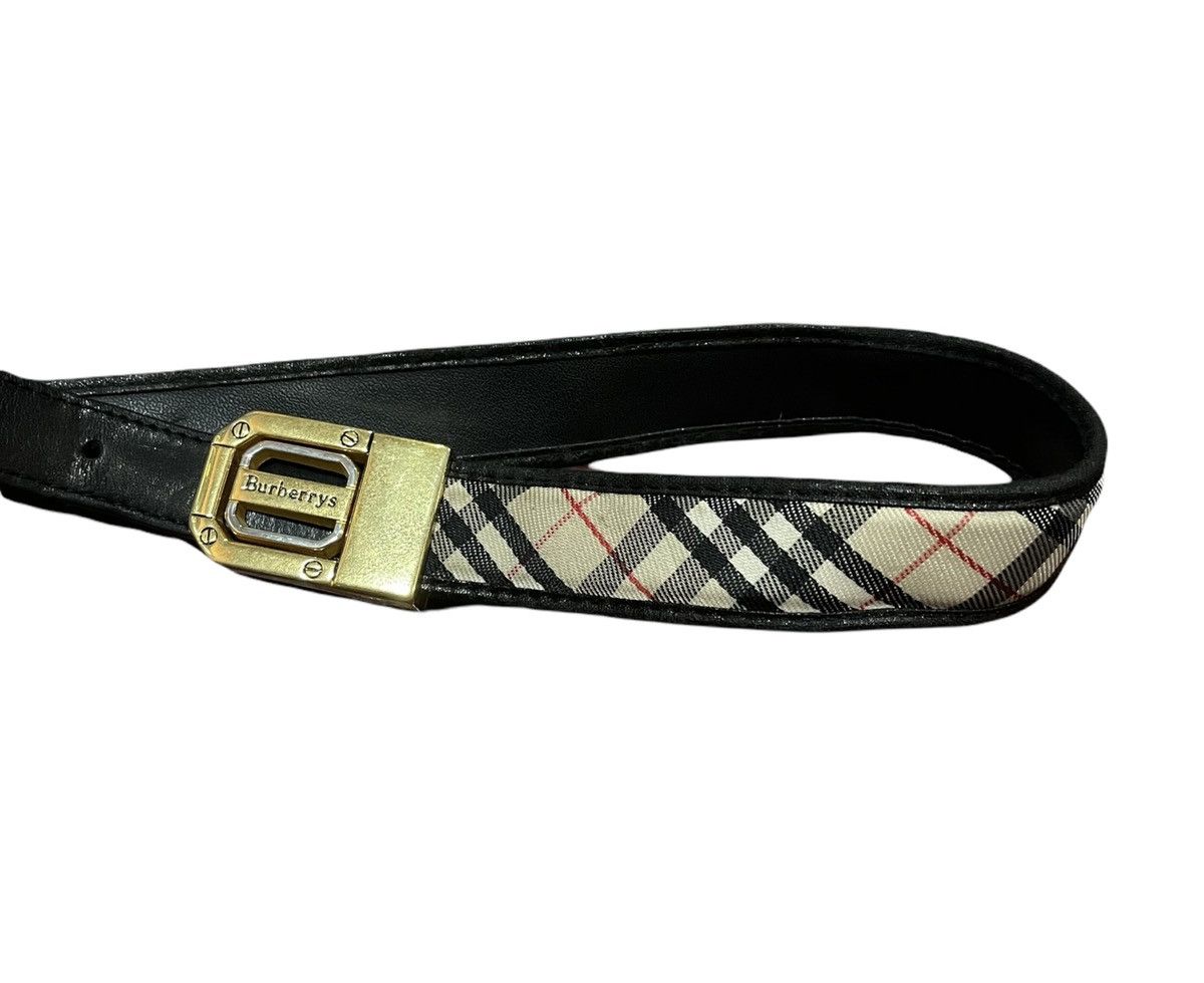 Burberry × Vintage Vintage Burberry Nova check belt Size 28 - 2 Thumbnail