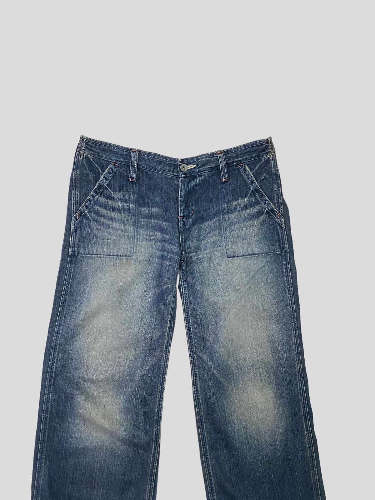Japanese Brand × Johnbull × Vintage VINTAGE JOHN BULL BAKER DENIM JEANS Size US 28 / EU 44 - 4 Thumbnail