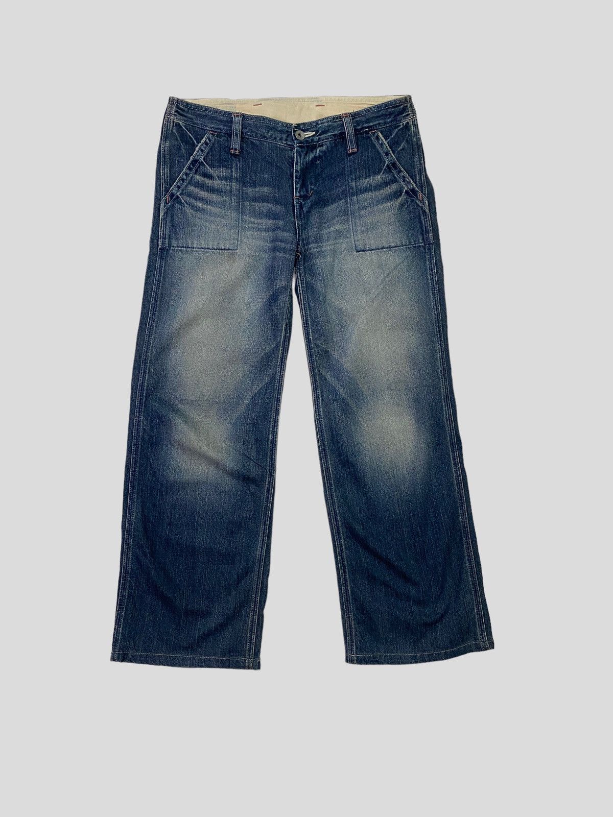 Japanese Brand × Johnbull × Vintage VINTAGE JOHN BULL BAKER DENIM JEANS Size US 28 / EU 44 - 2 Thumbnail
