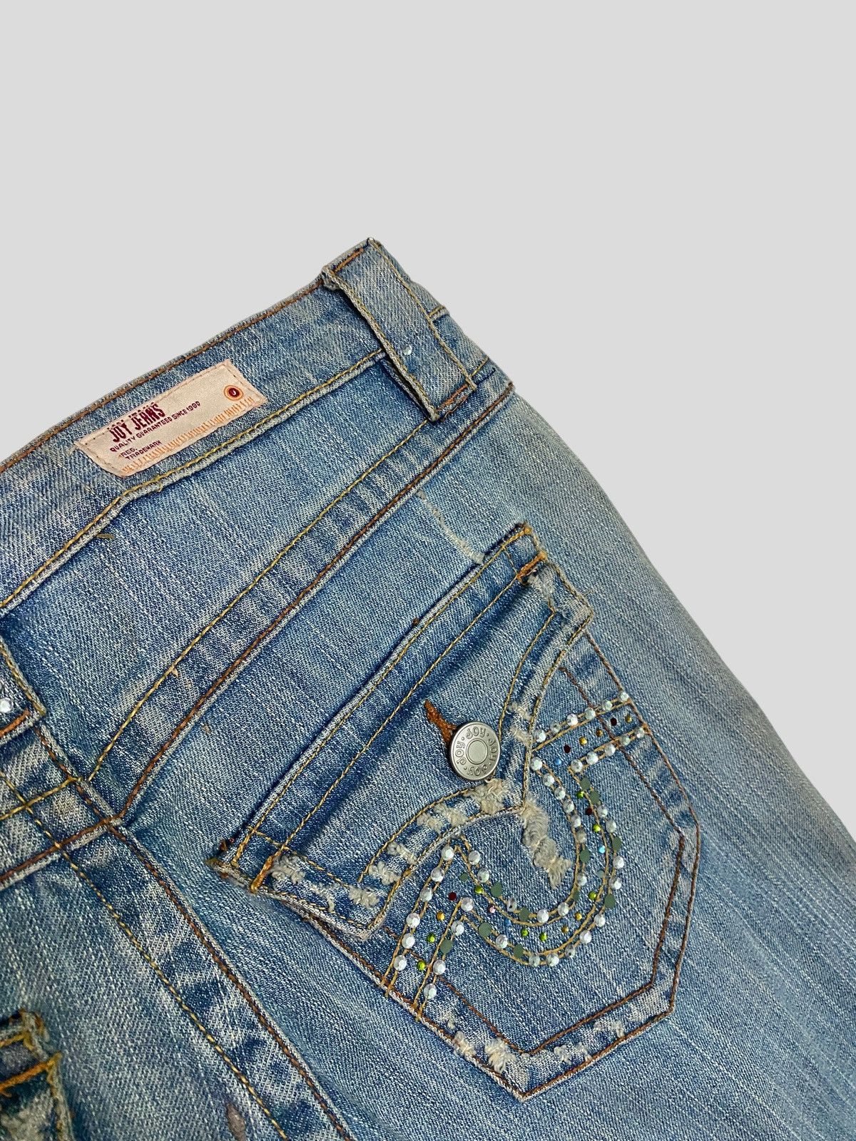 Designer × Japanese Brand × Vintage FLARE JOY JEANS LABUCCI DISTRESSED BOOT CUT JEANS Size US 29 - 13 Thumbnail