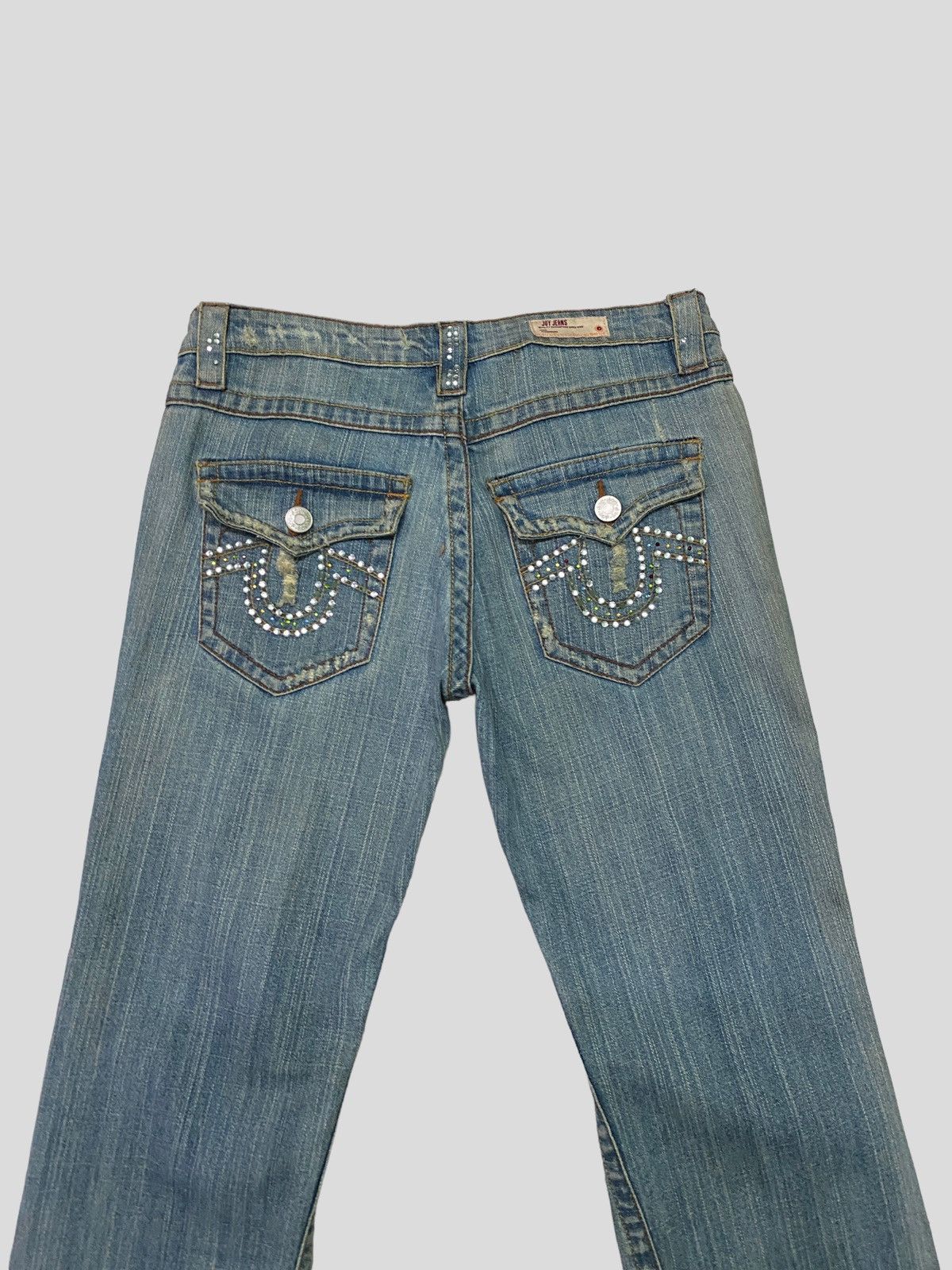 Designer × Japanese Brand × Vintage FLARE JOY JEANS LABUCCI DISTRESSED BOOT CUT JEANS Size US 29 - 10 Thumbnail