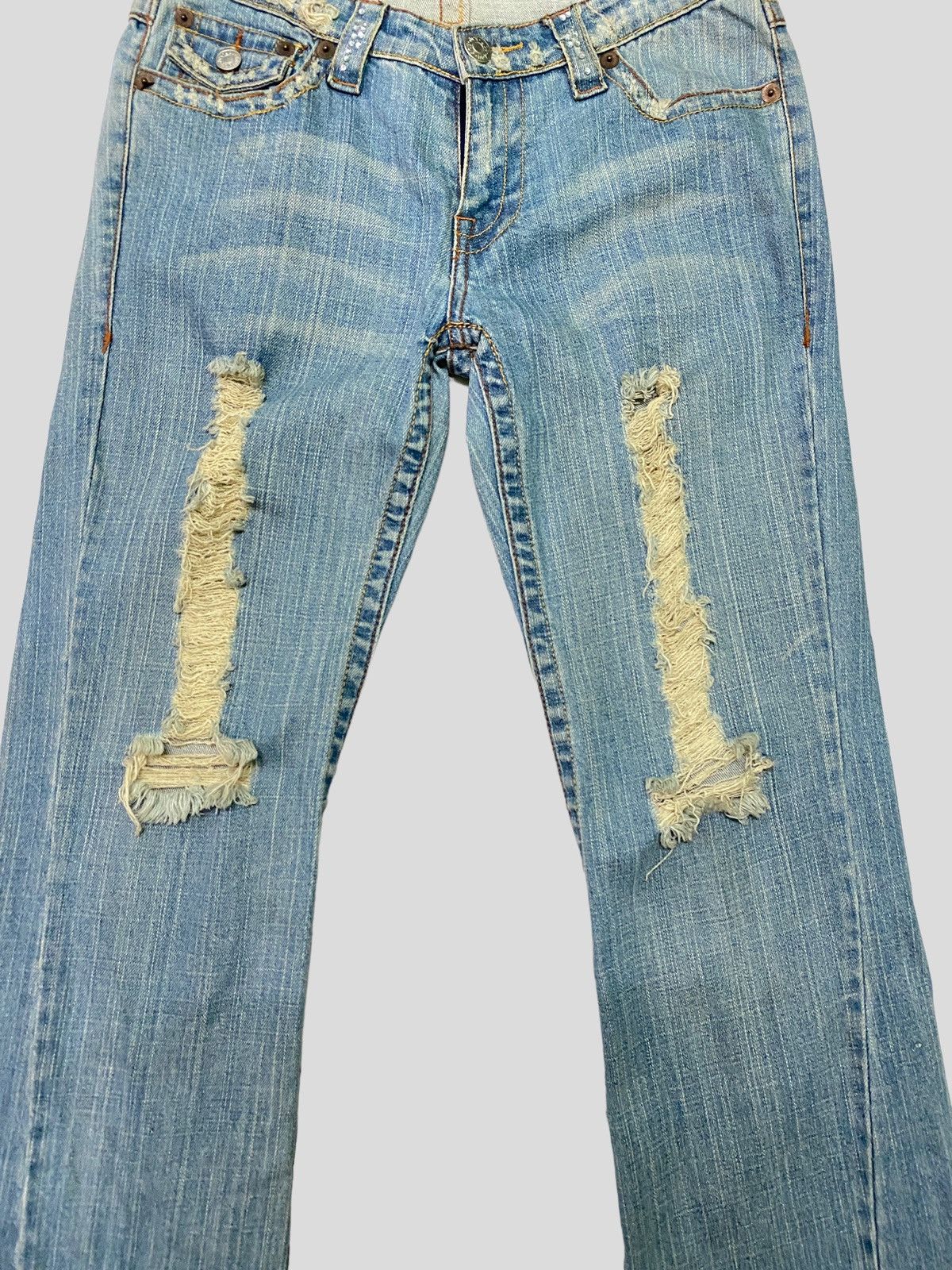 Designer × Japanese Brand × Vintage FLARE JOY JEANS LABUCCI DISTRESSED BOOT CUT JEANS Size US 29 - 6 Thumbnail
