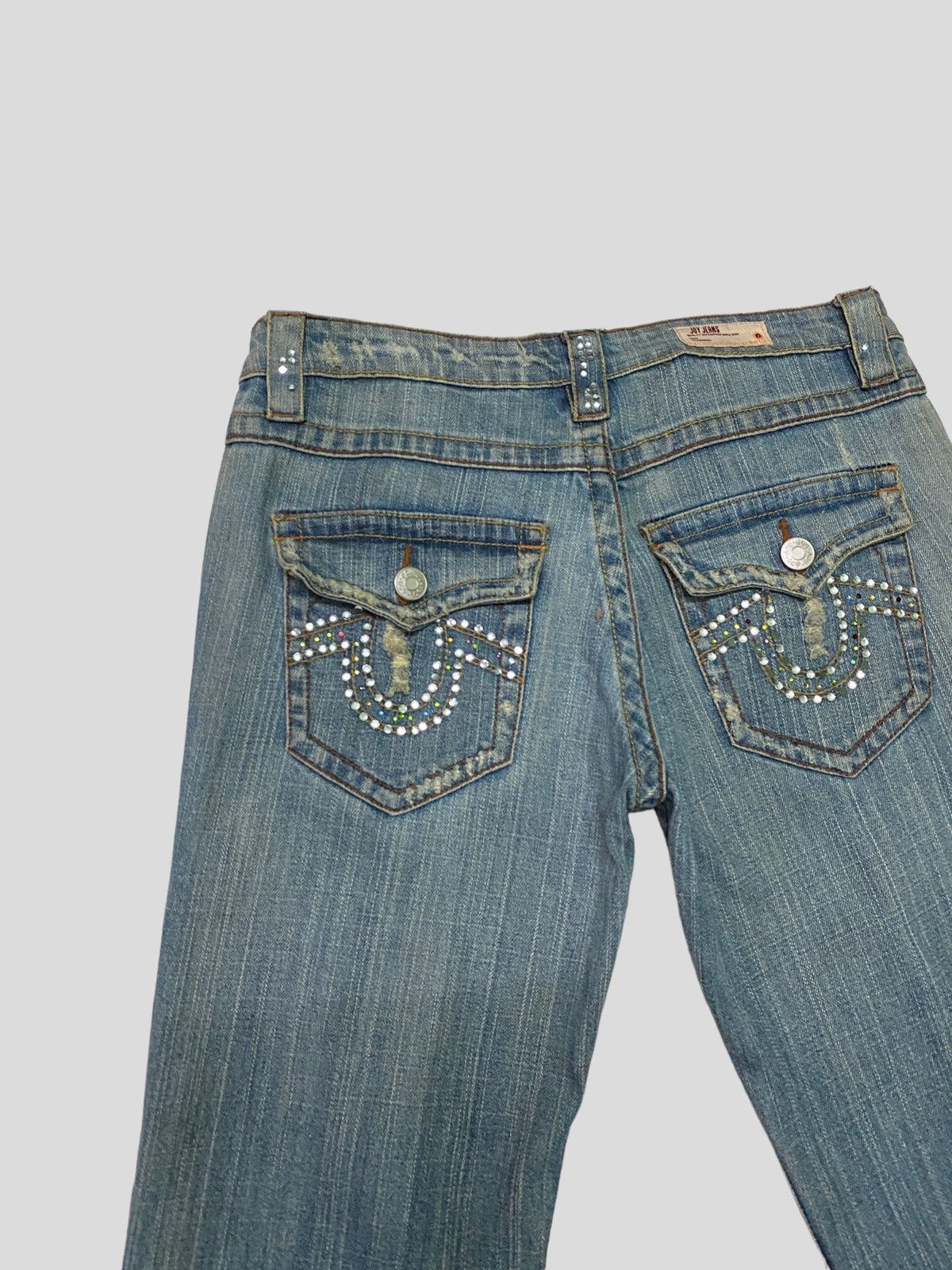 Designer × Japanese Brand × Vintage FLARE JOY JEANS LABUCCI DISTRESSED BOOT CUT JEANS Size US 29 - 12 Thumbnail