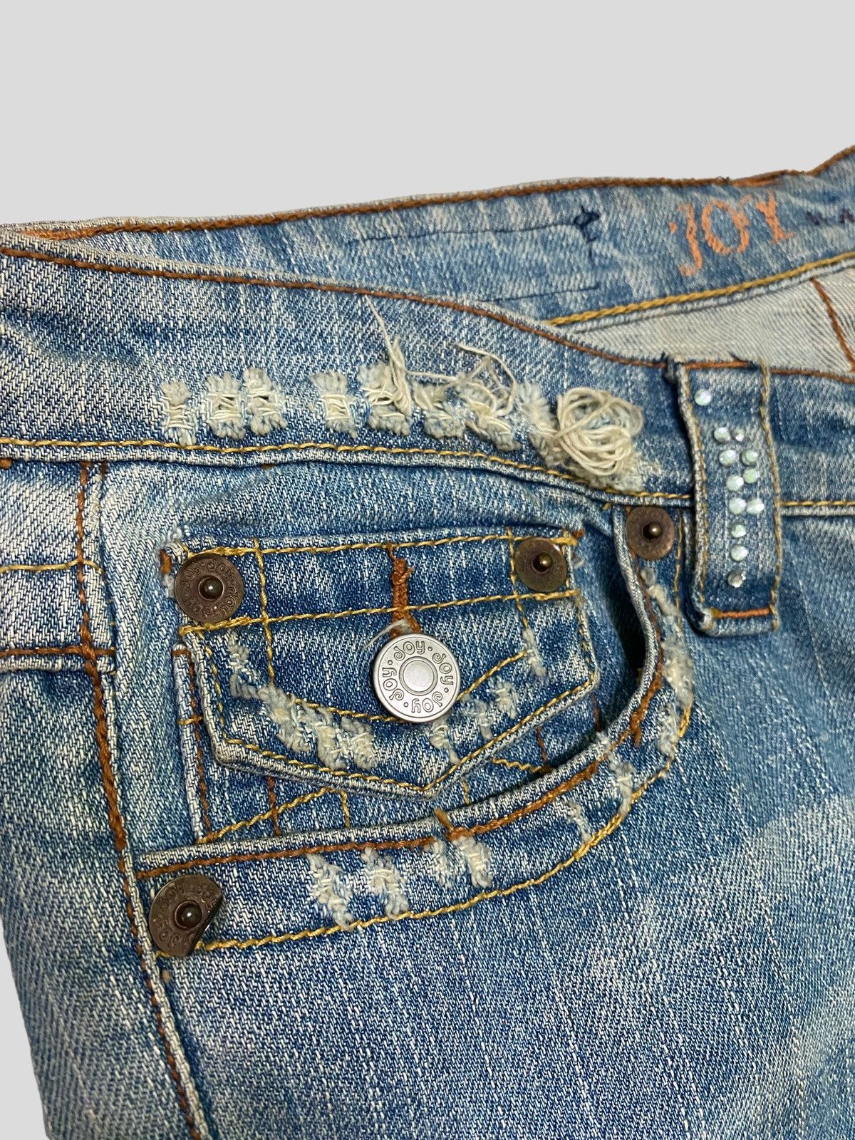 Designer × Japanese Brand × Vintage FLARE JOY JEANS LABUCCI DISTRESSED BOOT CUT JEANS Size US 29 - 8 Thumbnail