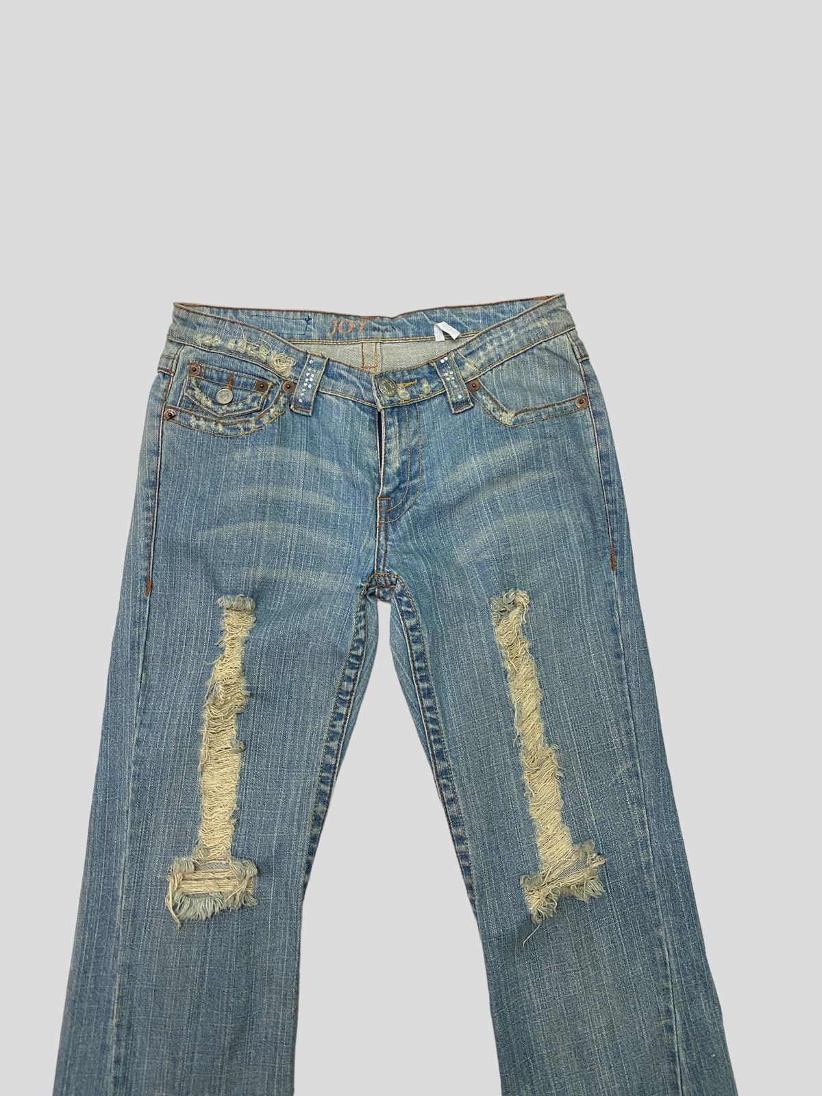 Designer × Japanese Brand × Vintage FLARE JOY JEANS LABUCCI DISTRESSED BOOT CUT JEANS Size US 29 - 4 Thumbnail