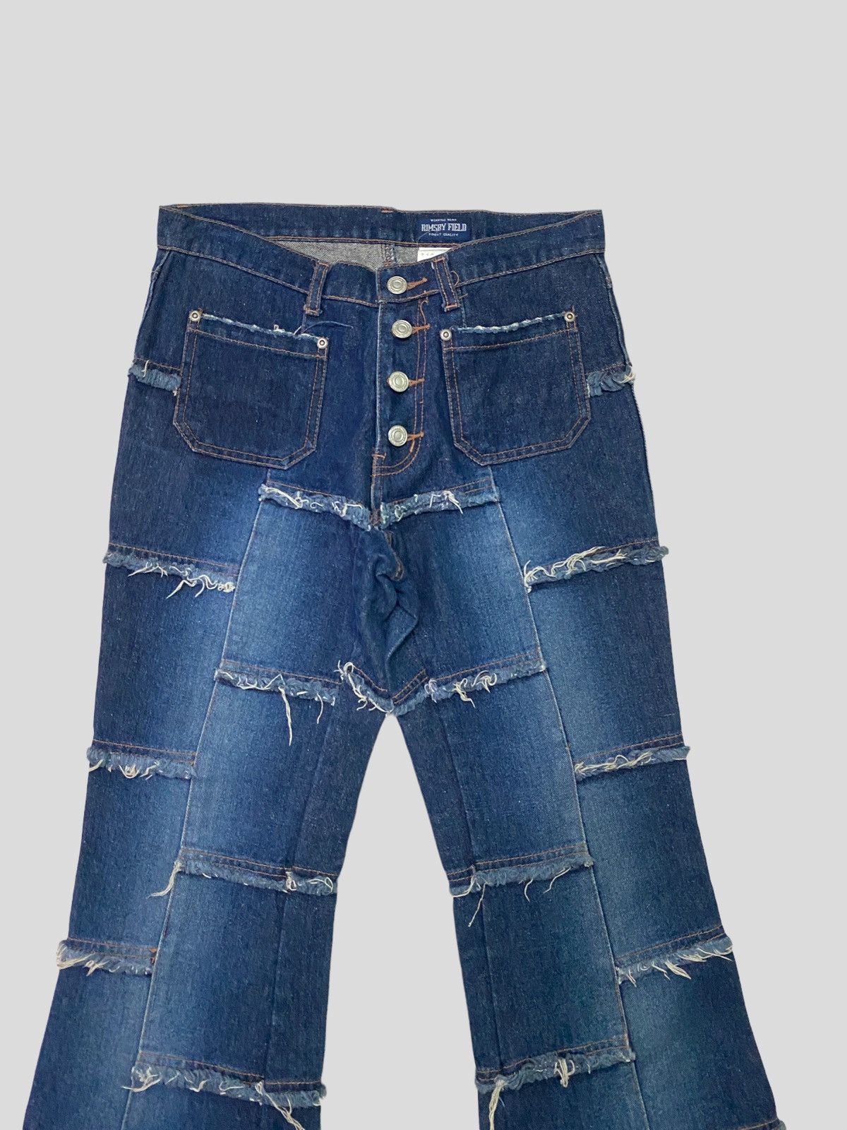 Hysteric Glamour × Japanese Brand FLARE JEAN RIMSBY FIELD HAGI RECONSTRUCTED BOOT CUT Size US 28 / EU 44 - 4 Thumbnail