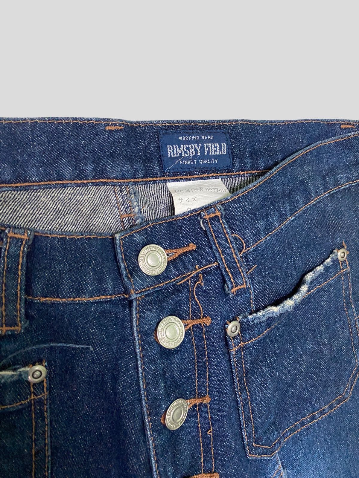 Hysteric Glamour × Japanese Brand FLARE JEAN RIMSBY FIELD HAGI RECONSTRUCTED BOOT CUT Size US 28 / EU 44 - 7 Thumbnail