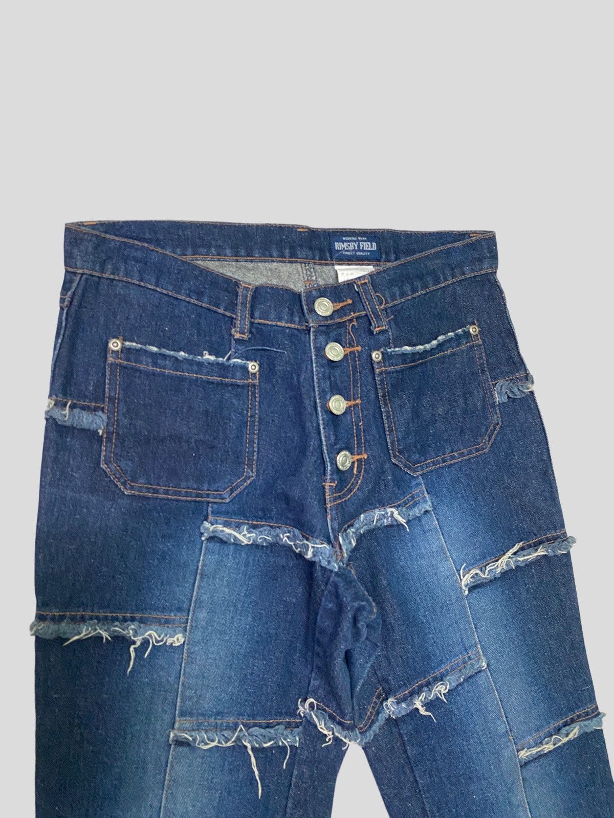 Hysteric Glamour × Japanese Brand FLARE JEAN RIMSBY FIELD HAGI RECONSTRUCTED BOOT CUT Size US 28 / EU 44 - 6 Thumbnail