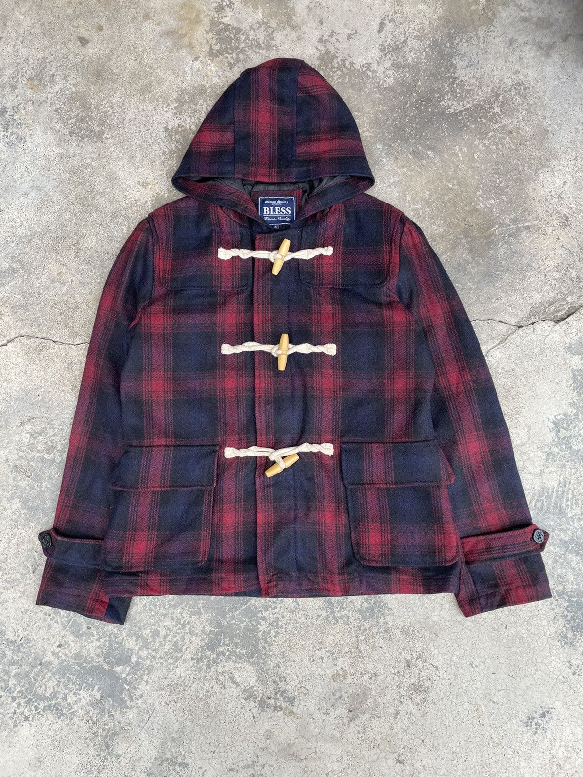 Japanese Brand × Vintage BLESS FINEST-QUALITY TARTAN JACKET Size US L / EU 52-54 / 3 - 1 Thumbnail