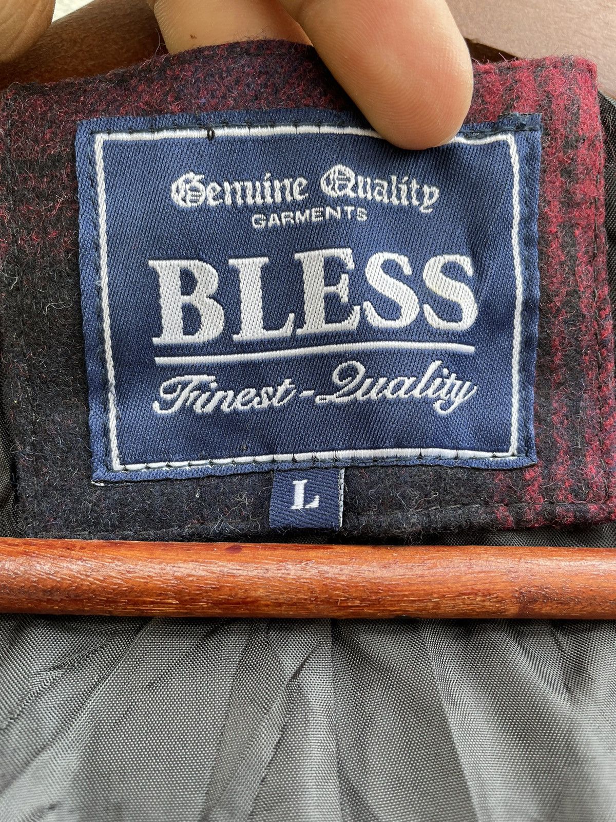 Japanese Brand × Vintage BLESS FINEST-QUALITY TARTAN JACKET Size US L / EU 52-54 / 3 - 9 Thumbnail