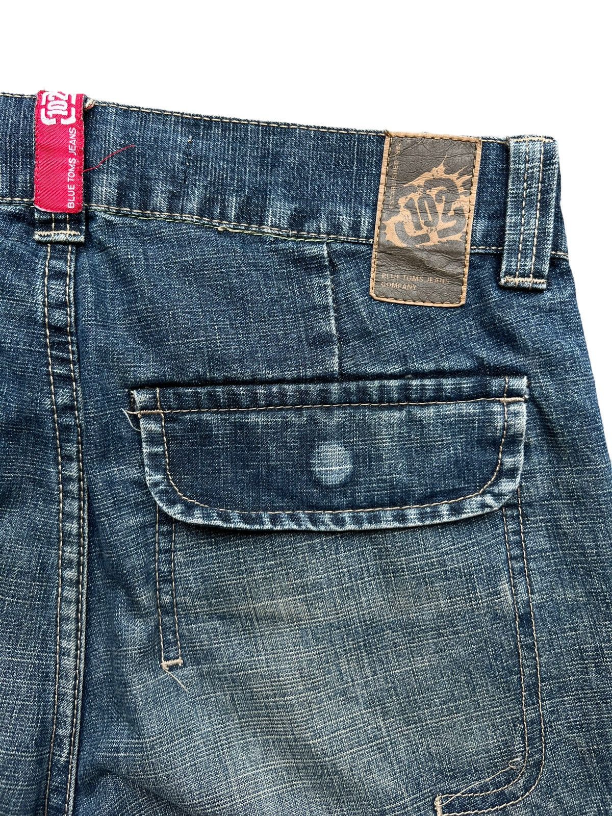 Japanese Brand Blue Bondage Tactical Multipocket Baggy Cargo Jeans 30x31 Size US 30 / EU 46 - 10 Thumbnail