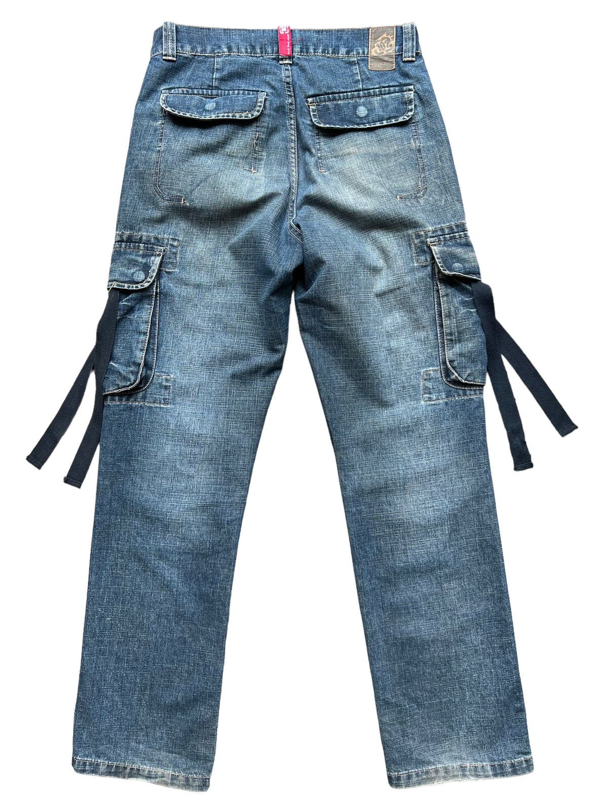 Japanese Brand Blue Bondage Tactical Multipocket Baggy Cargo Jeans 30x31 Size US 30 / EU 46 - 3 Thumbnail