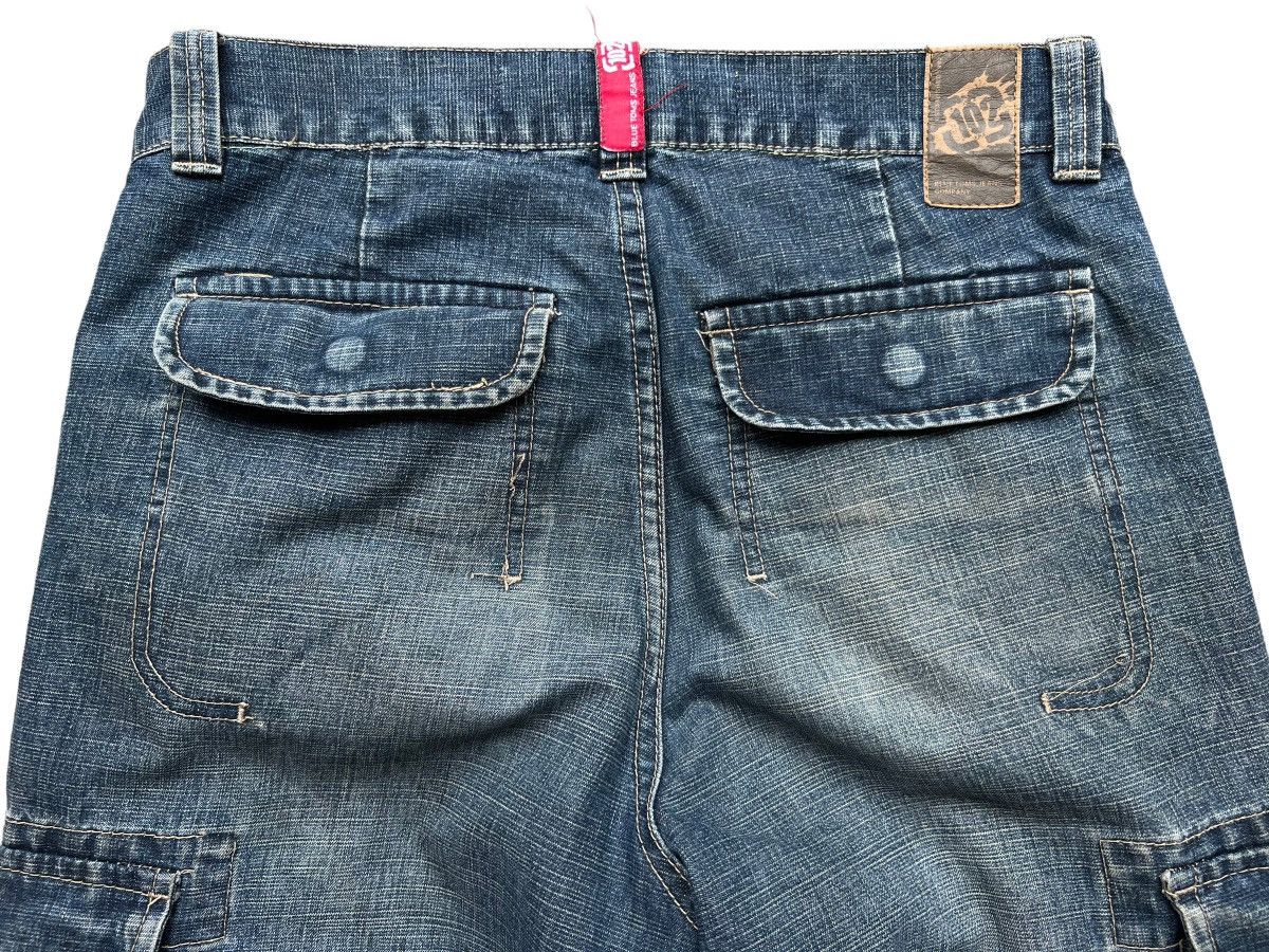 Japanese Brand Blue Bondage Tactical Multipocket Baggy Cargo Jeans 30x31 Size US 30 / EU 46 - 8 Thumbnail