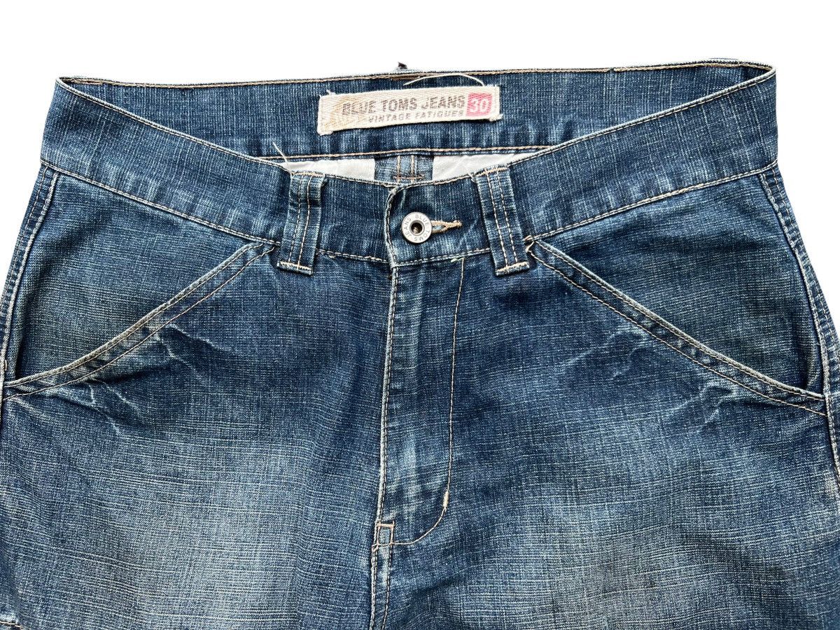 Japanese Brand Blue Bondage Tactical Multipocket Baggy Cargo Jeans 30x31 Size US 30 / EU 46 - 7 Thumbnail