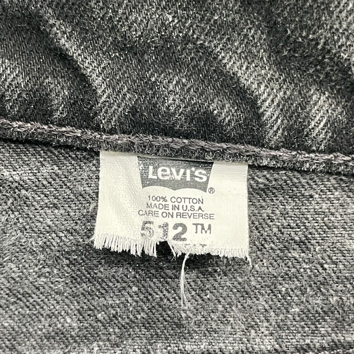 Japanese Brand × Levi's × Vintage Crazy Vintage 90s Levi’s Jeans Faded Black Denim Essential Size US 28 / EU 44 - 5 Thumbnail