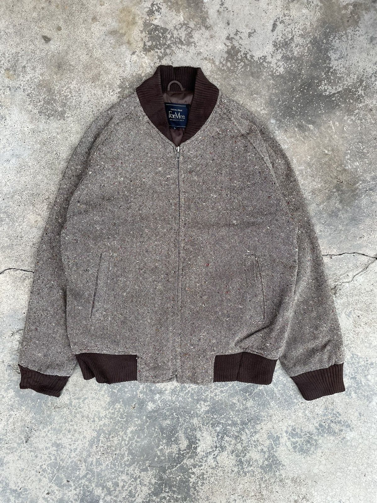 Japanese Brand × Vintage VINTAGE JAPANESE FOR MEN BOMBER JACKET Size US L / EU 52-54 / 3 - 1 Thumbnail