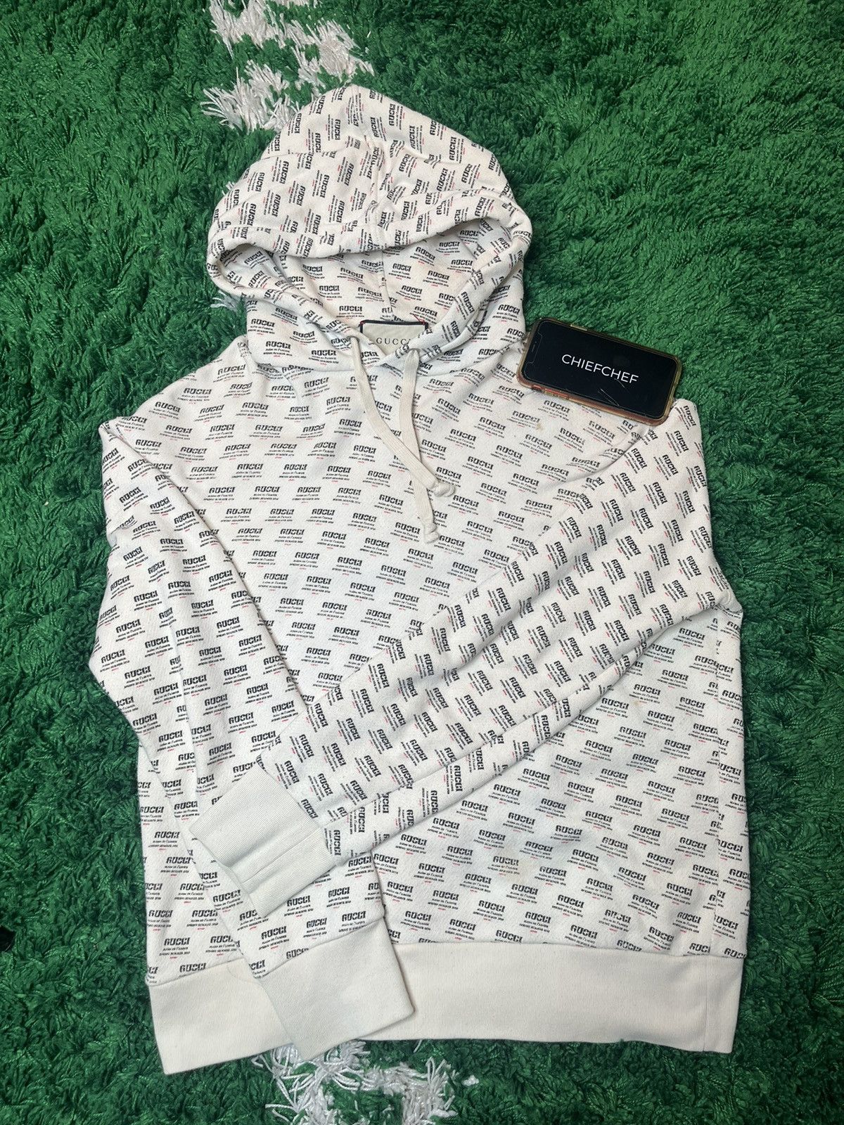 Gucci Gucci Guccify hoodie cream Grailed