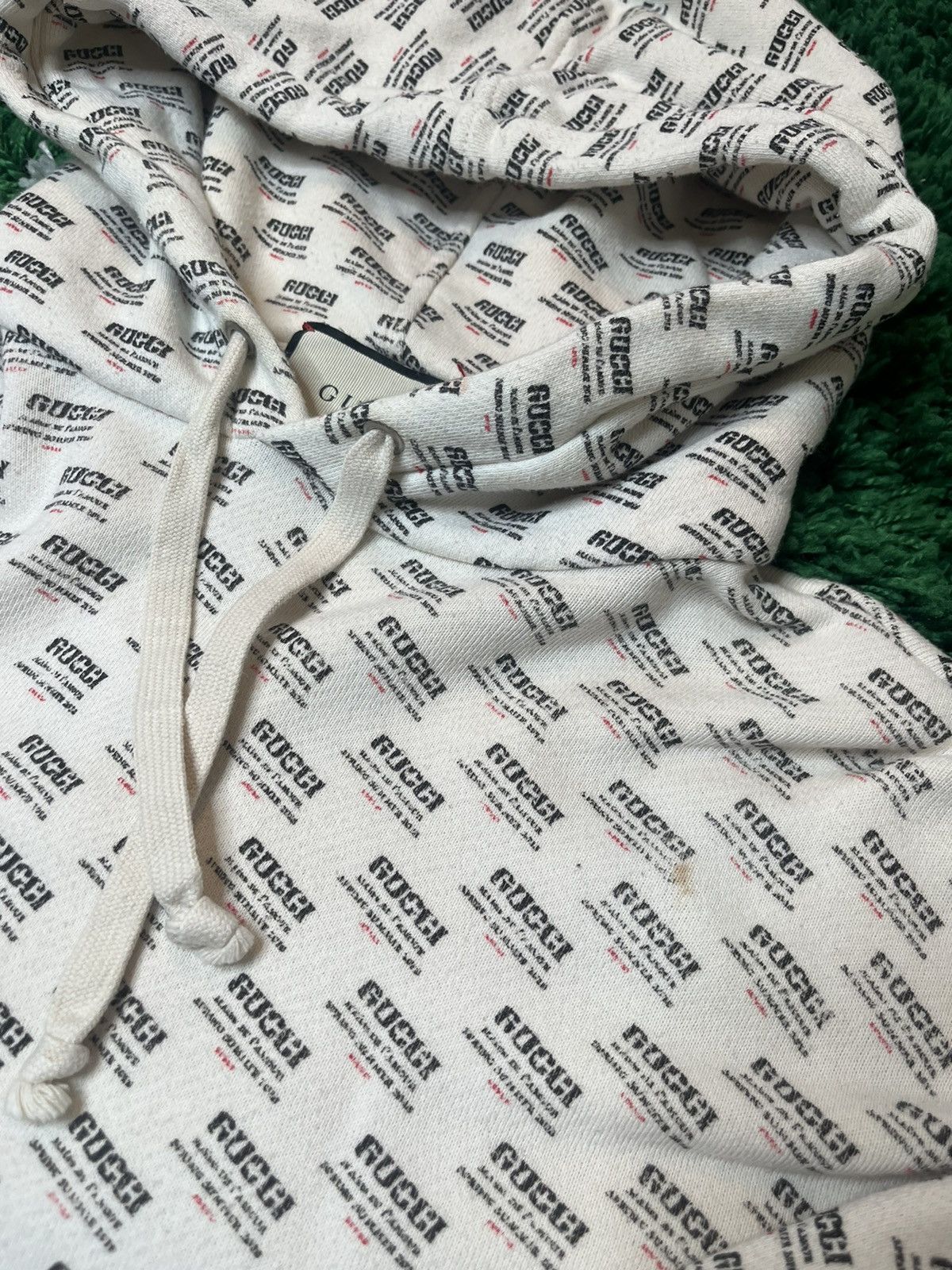 Gucci Gucci Guccify hoodie cream Grailed