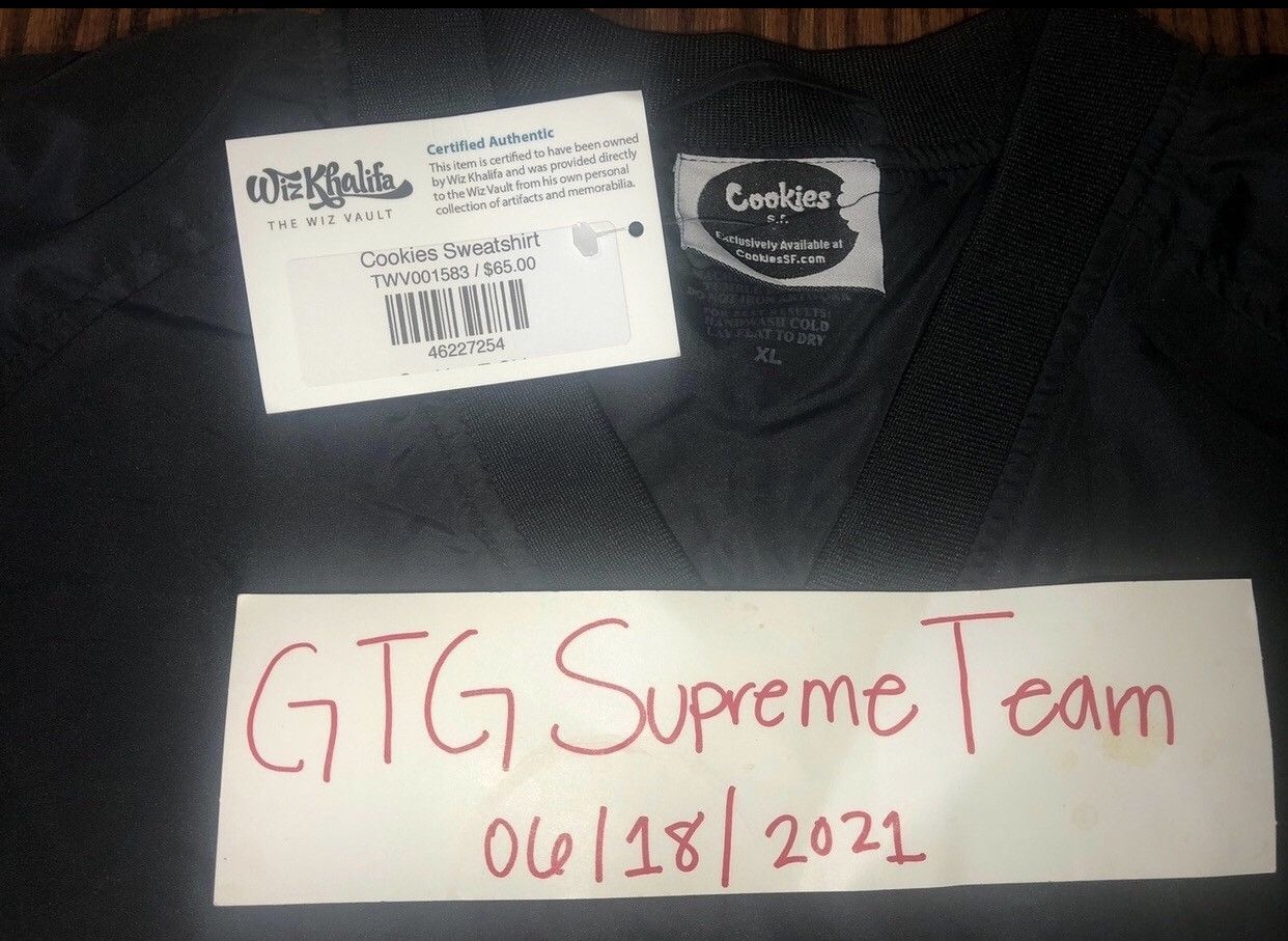 Wiz Khalifa Owned Sample Cookies Windbreaker