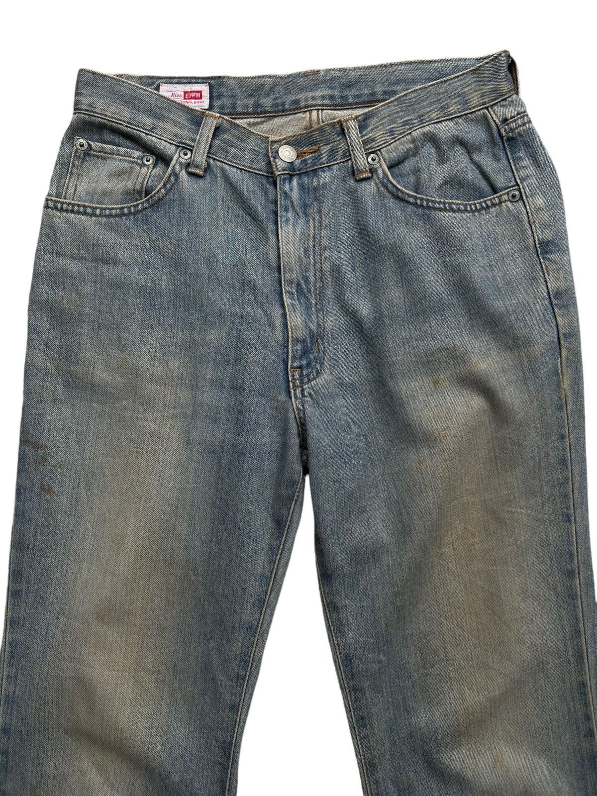 Edwin Vintage Edwin 401 Jeans Edwin Rusted Denim Jeans 29 Size US 29 - 3 Thumbnail