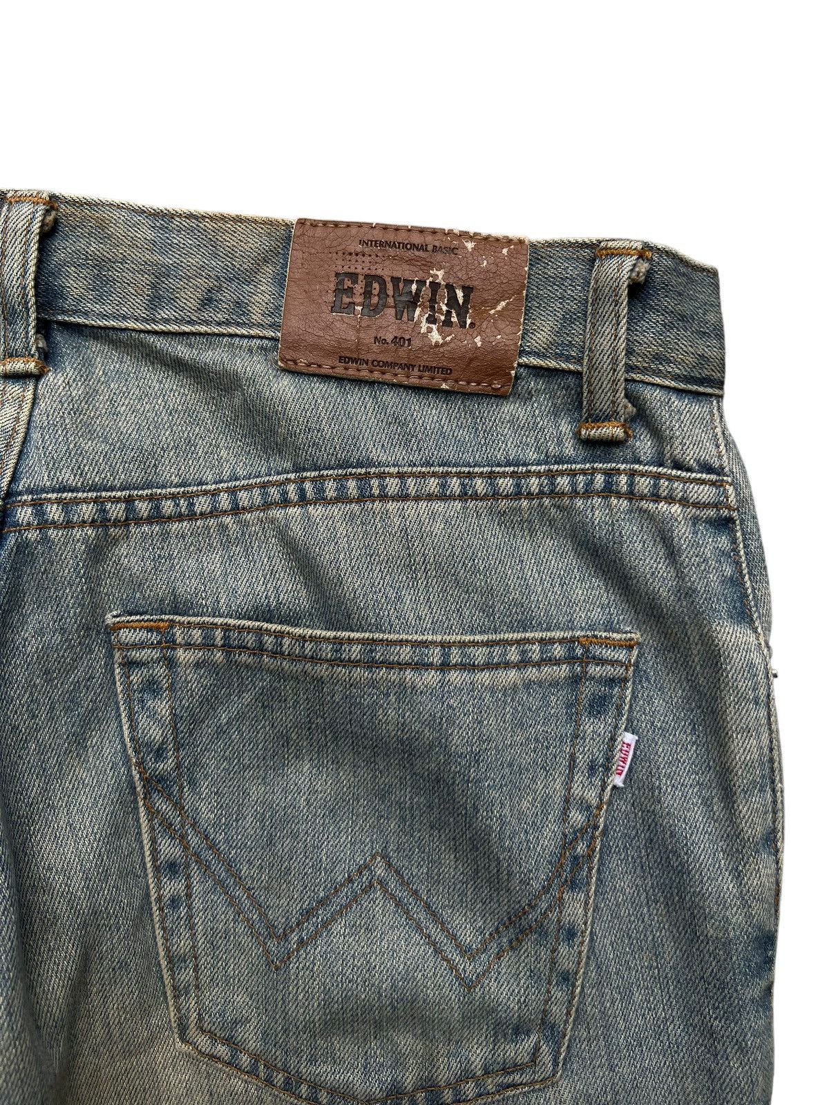 Edwin Vintage Edwin 401 Jeans Edwin Rusted Denim Jeans 29 Size US 29 - 8 Thumbnail