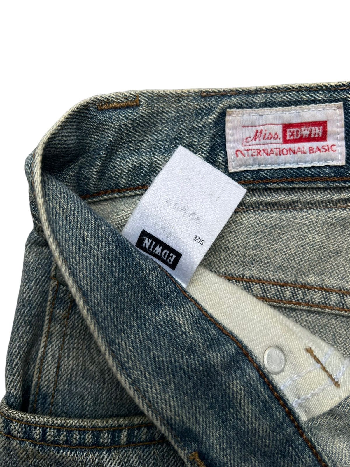 Edwin Vintage Edwin 401 Jeans Edwin Rusted Denim Jeans 29 Size US 29 - 11 Thumbnail