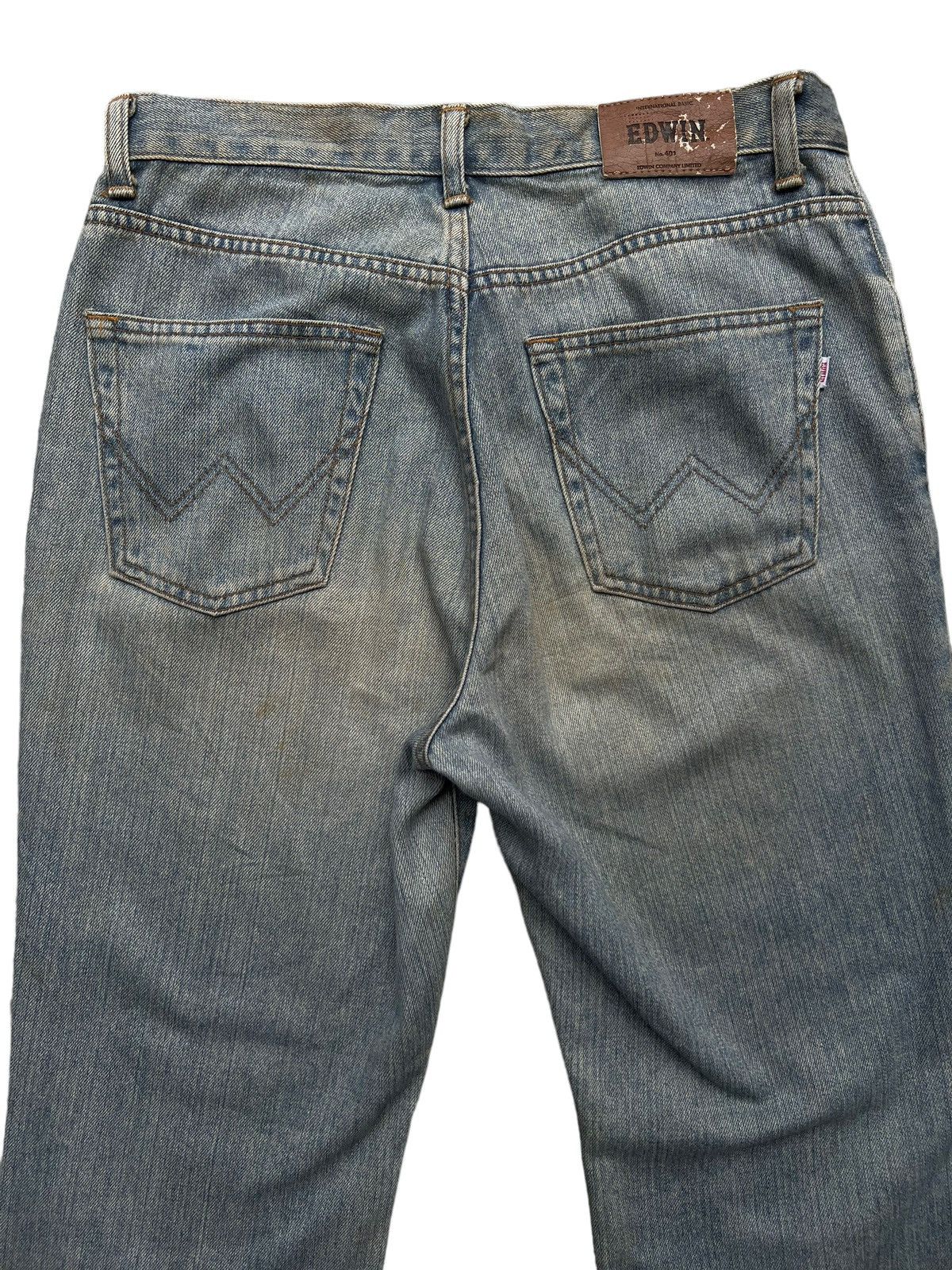 Edwin Vintage Edwin 401 Jeans Edwin Rusted Denim Jeans 29 Size US 29 - 4 Thumbnail