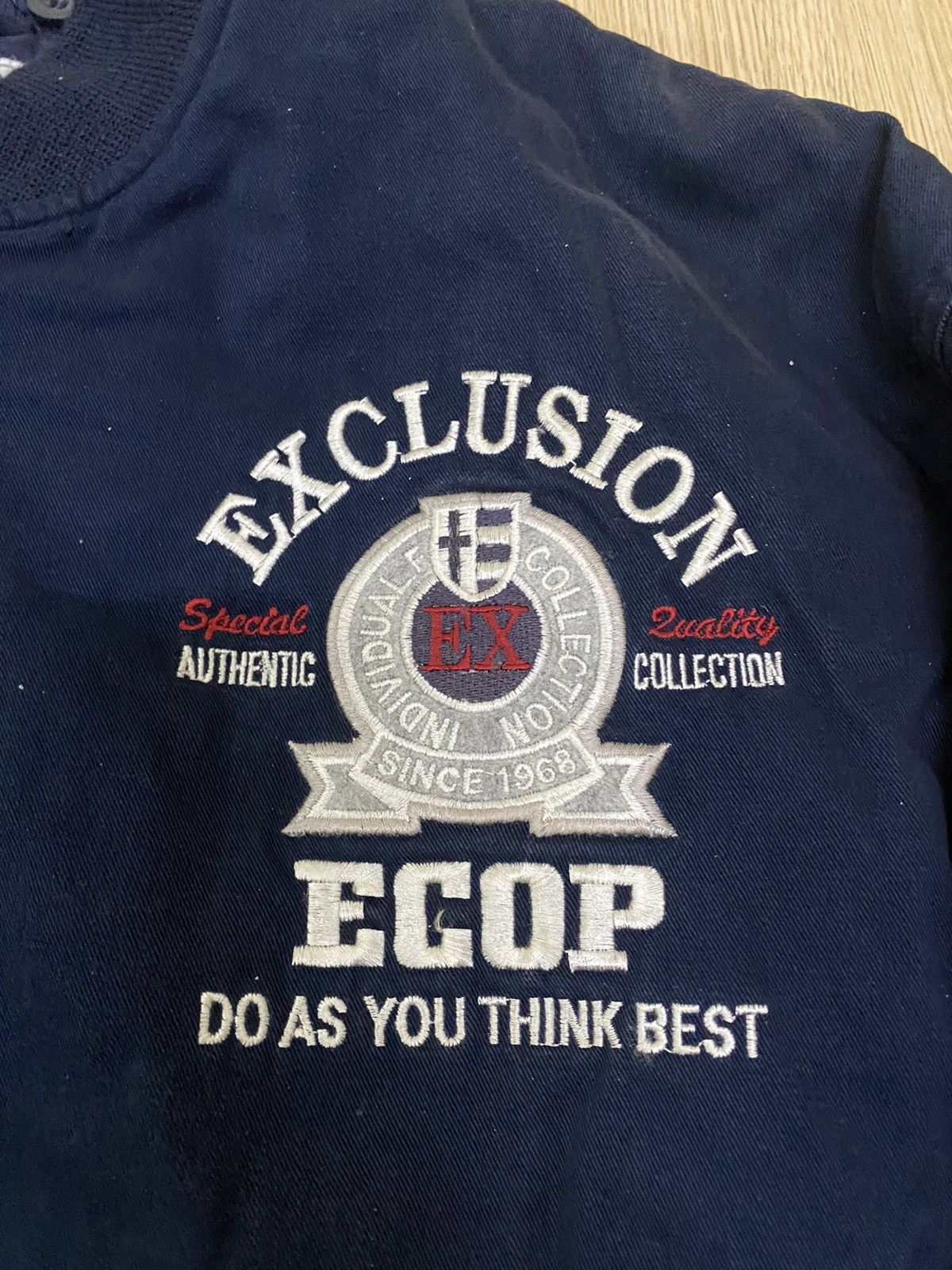 Japanese Brand × Vintage Vintage ECOP expression big logo jacket Size US L / EU 52-54 / 3 - 6 Thumbnail
