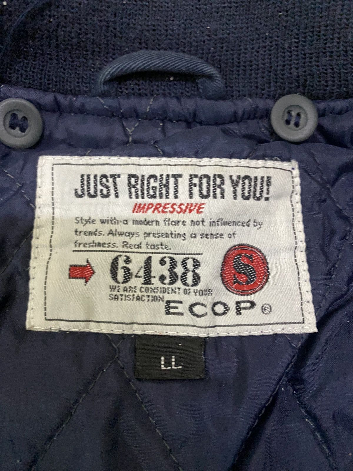 Japanese Brand × Vintage Vintage ECOP expression big logo jacket Size US L / EU 52-54 / 3 - 9 Thumbnail