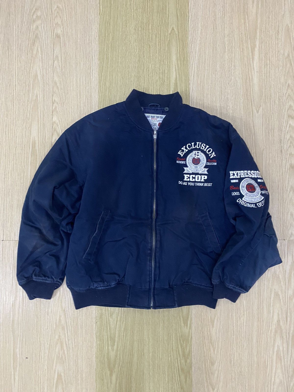 Japanese Brand × Vintage Vintage ECOP expression big logo jacket Size US L / EU 52-54 / 3 - 2 Thumbnail