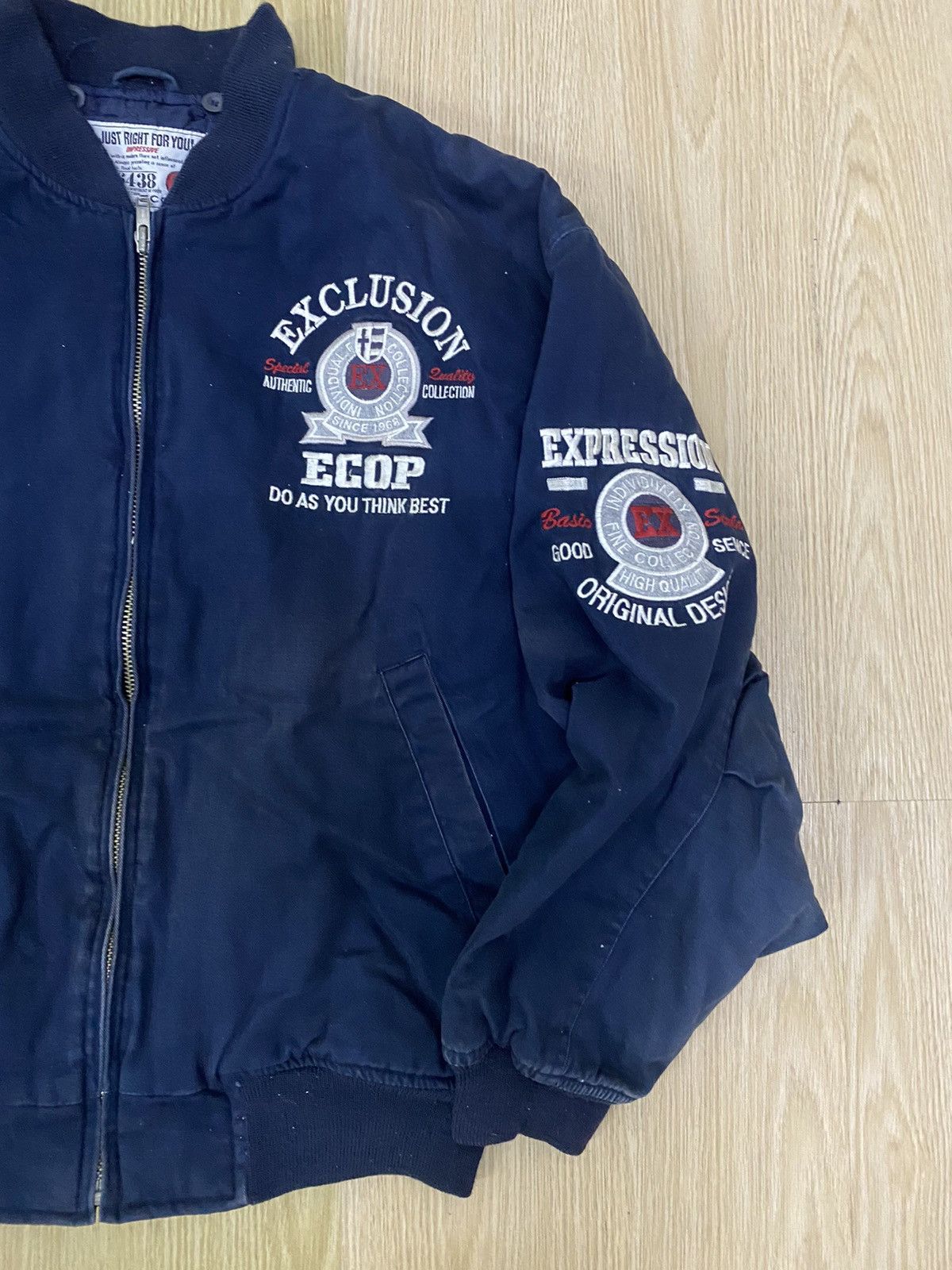 Japanese Brand × Vintage Vintage ECOP expression big logo jacket Size US L / EU 52-54 / 3 - 3 Thumbnail