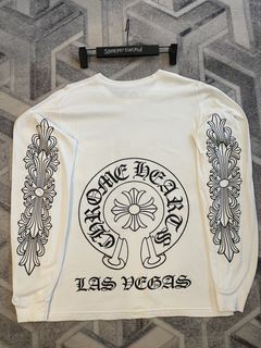 CHROME HEARTS Black STAFF long sleeve T-shirt